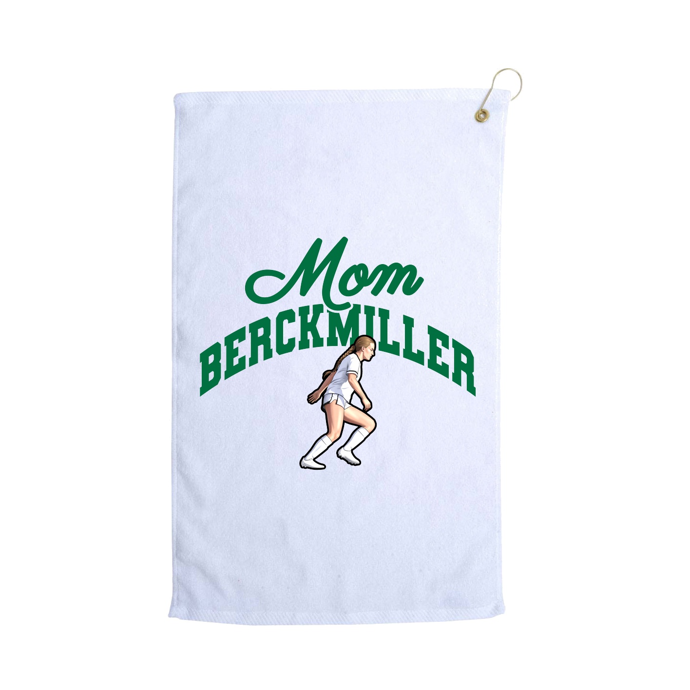 Golf Towel — Mothers Day Arch in White