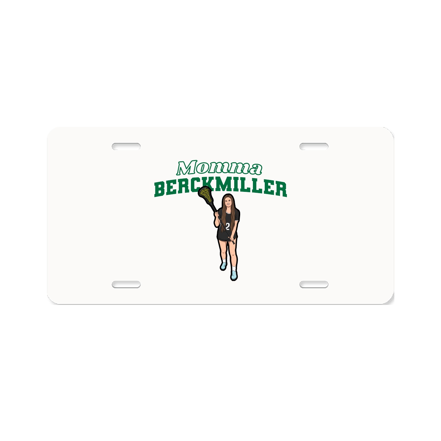License Plate — Mothers Day Block in Classic
