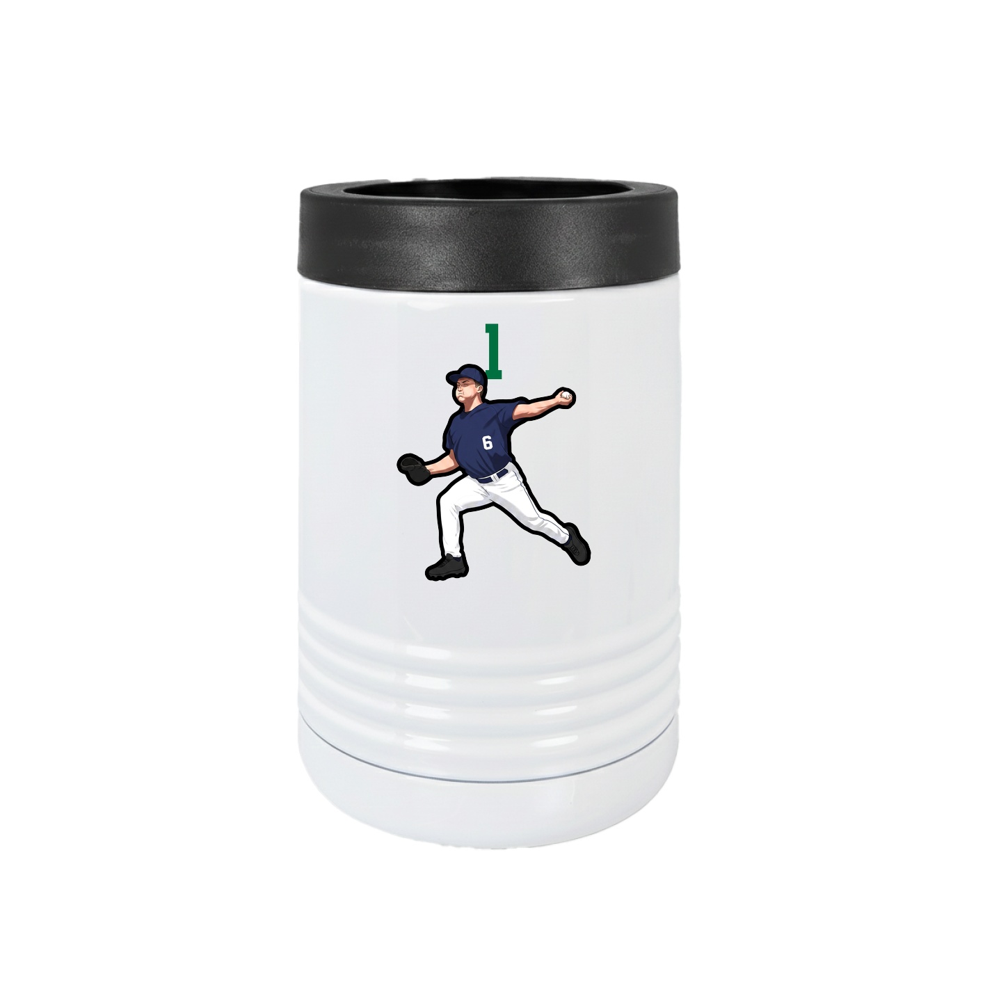 Beverage Holder — Number Top in White