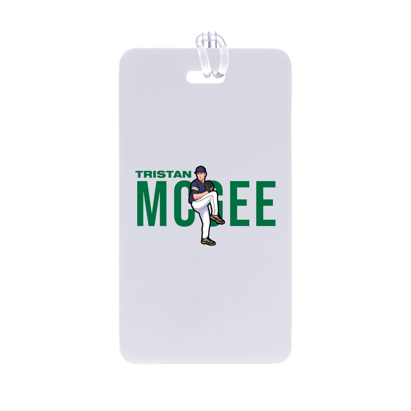 Bag Tag — Player Name in Classic