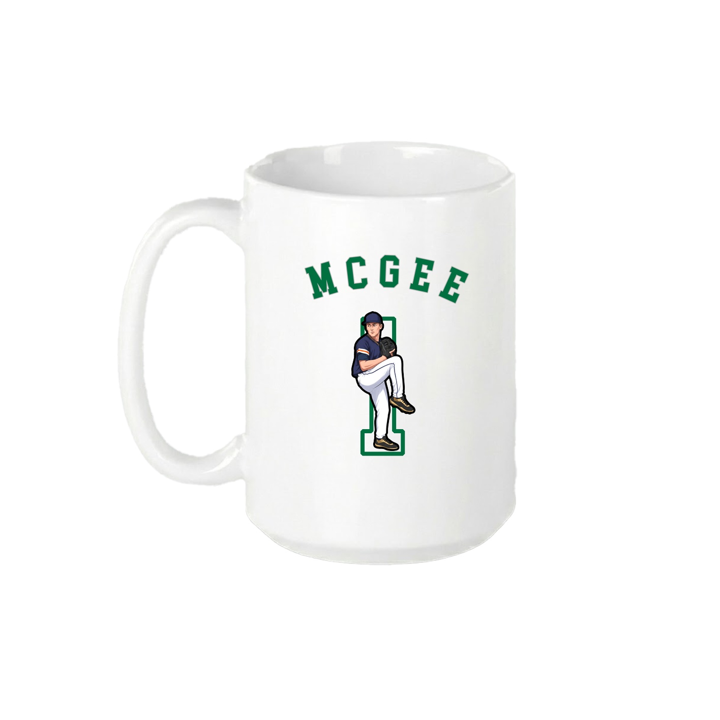 15oz Coffee Mug — Shirsey Arch in White