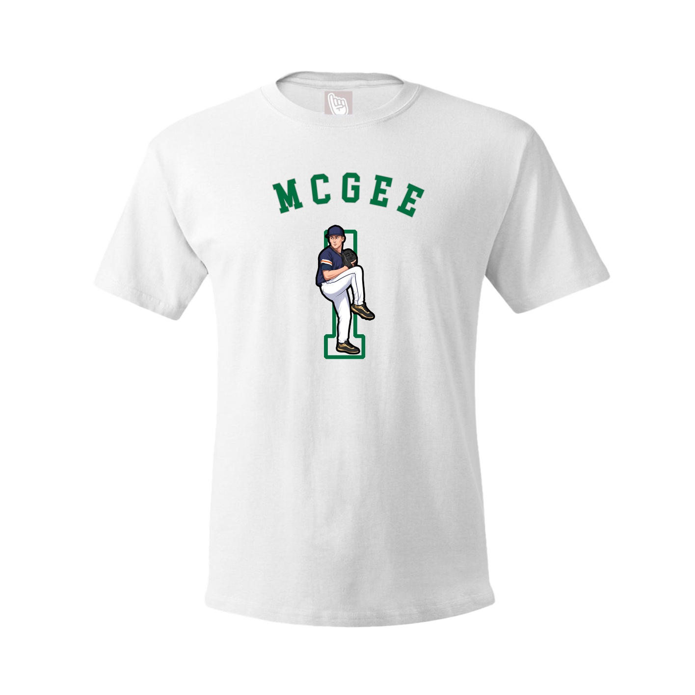 Youth Tee — Shirsey Arch in White
