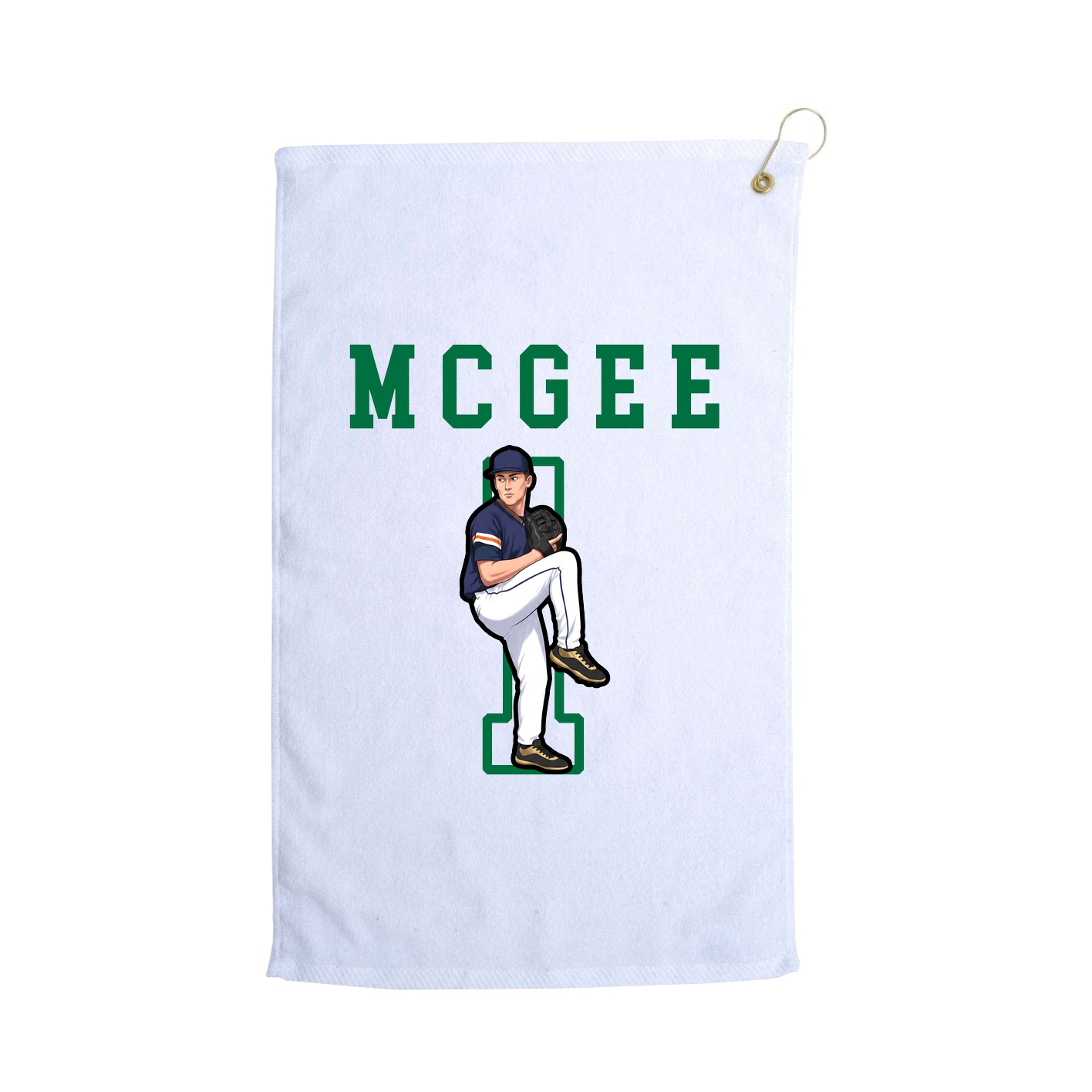 Golf Towel — Shirsey in White