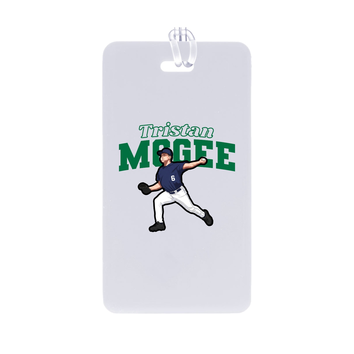 Bag Tag — Name Arch in Classic