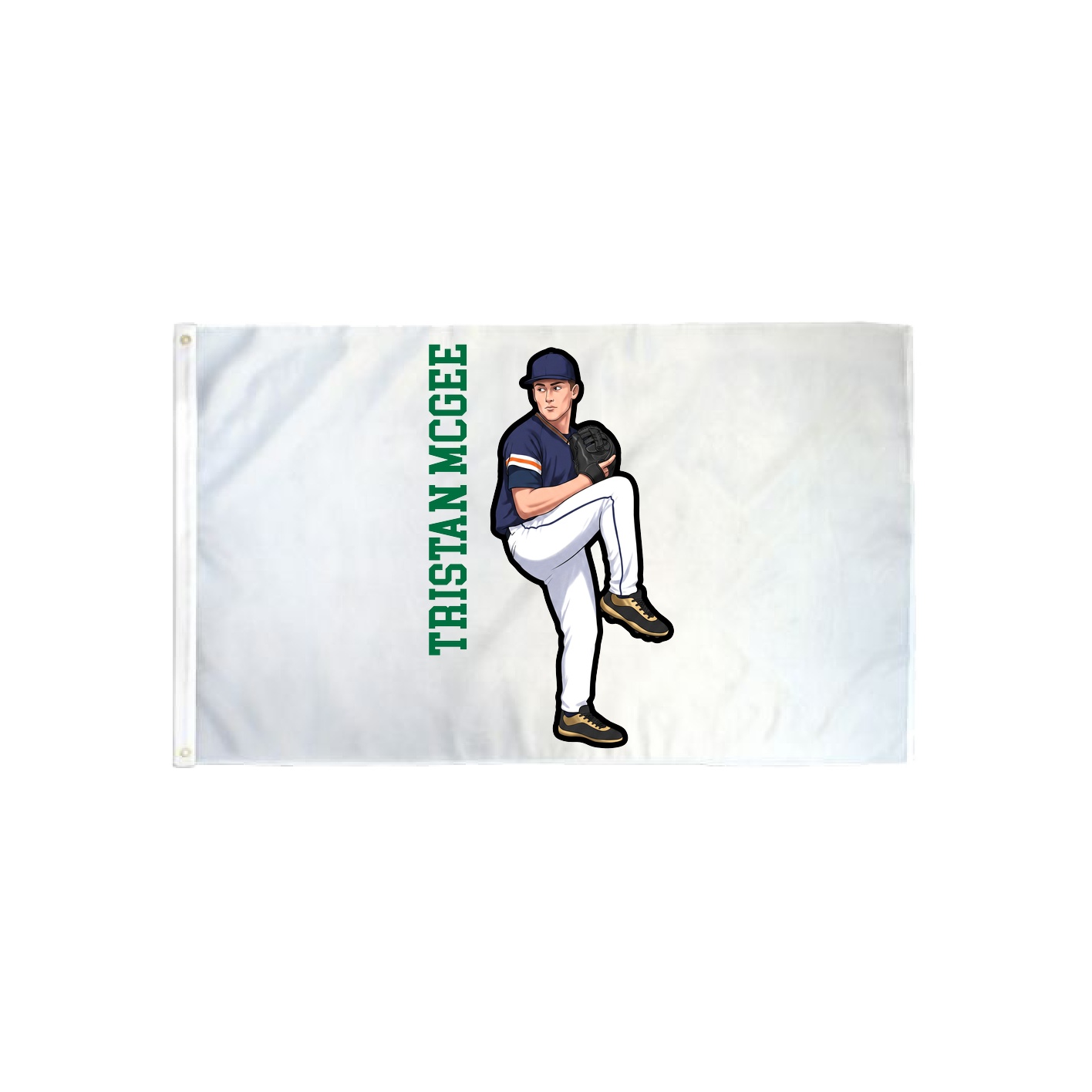 3x5 Flag — Name Vertical in Classic