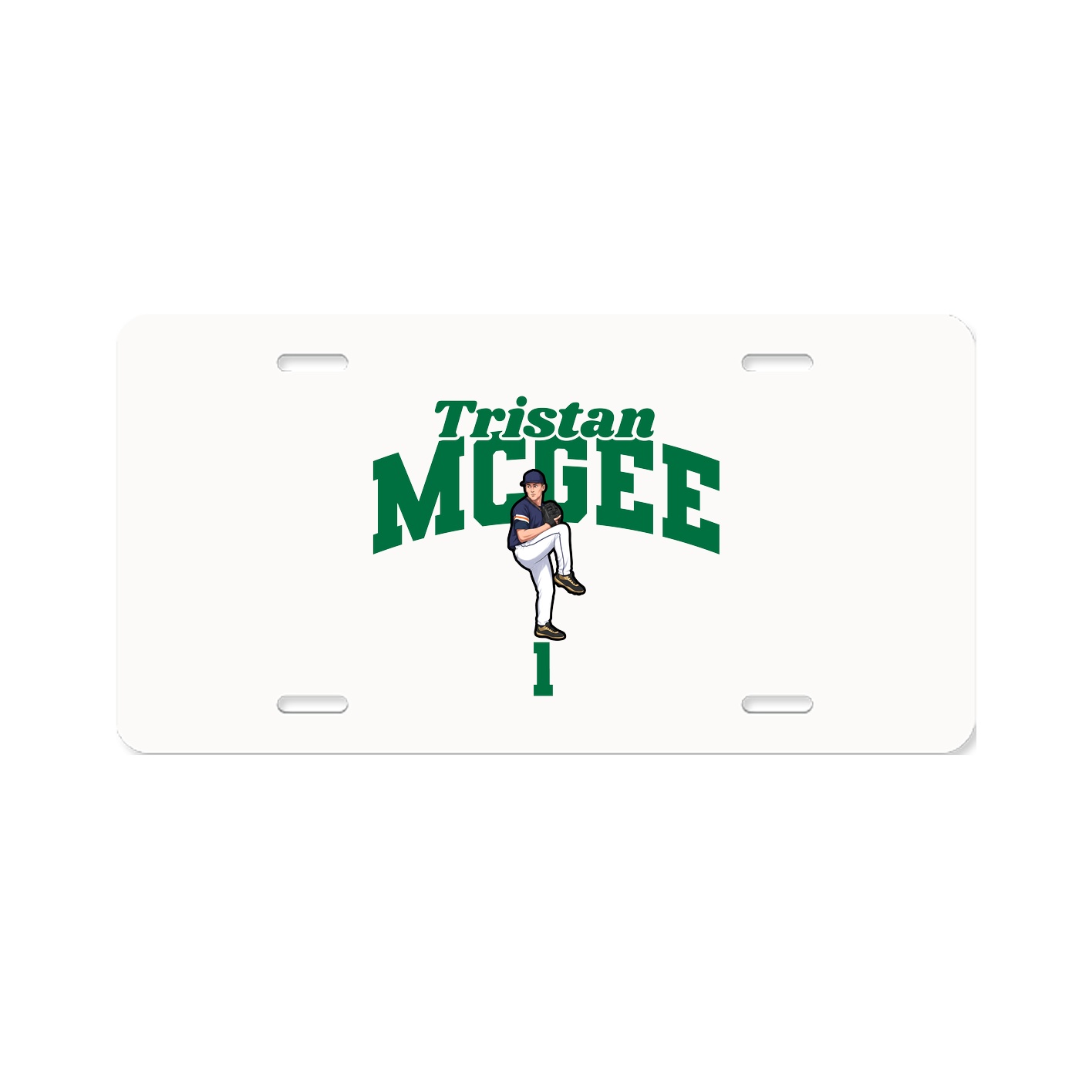 License Plate — Signature Arch in Classic