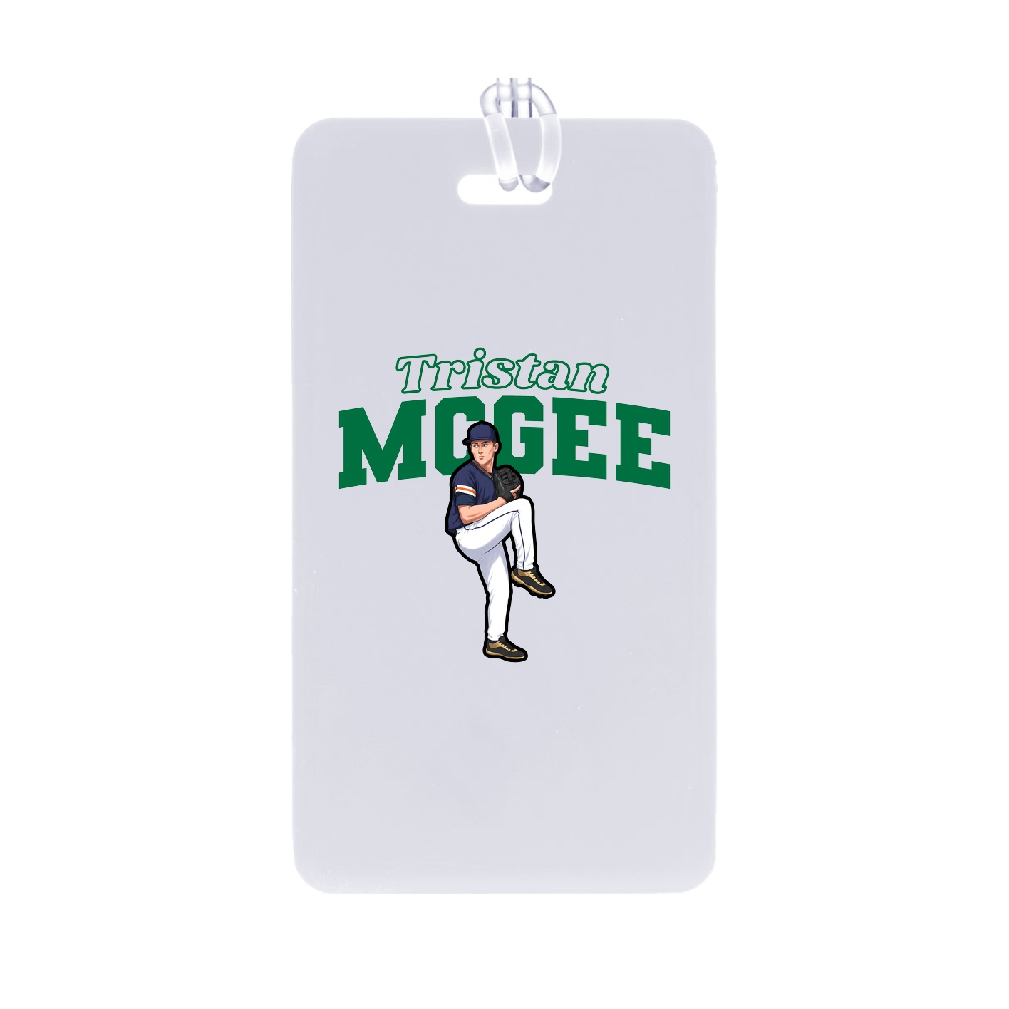 Bag Tag — Name Arch in Classic