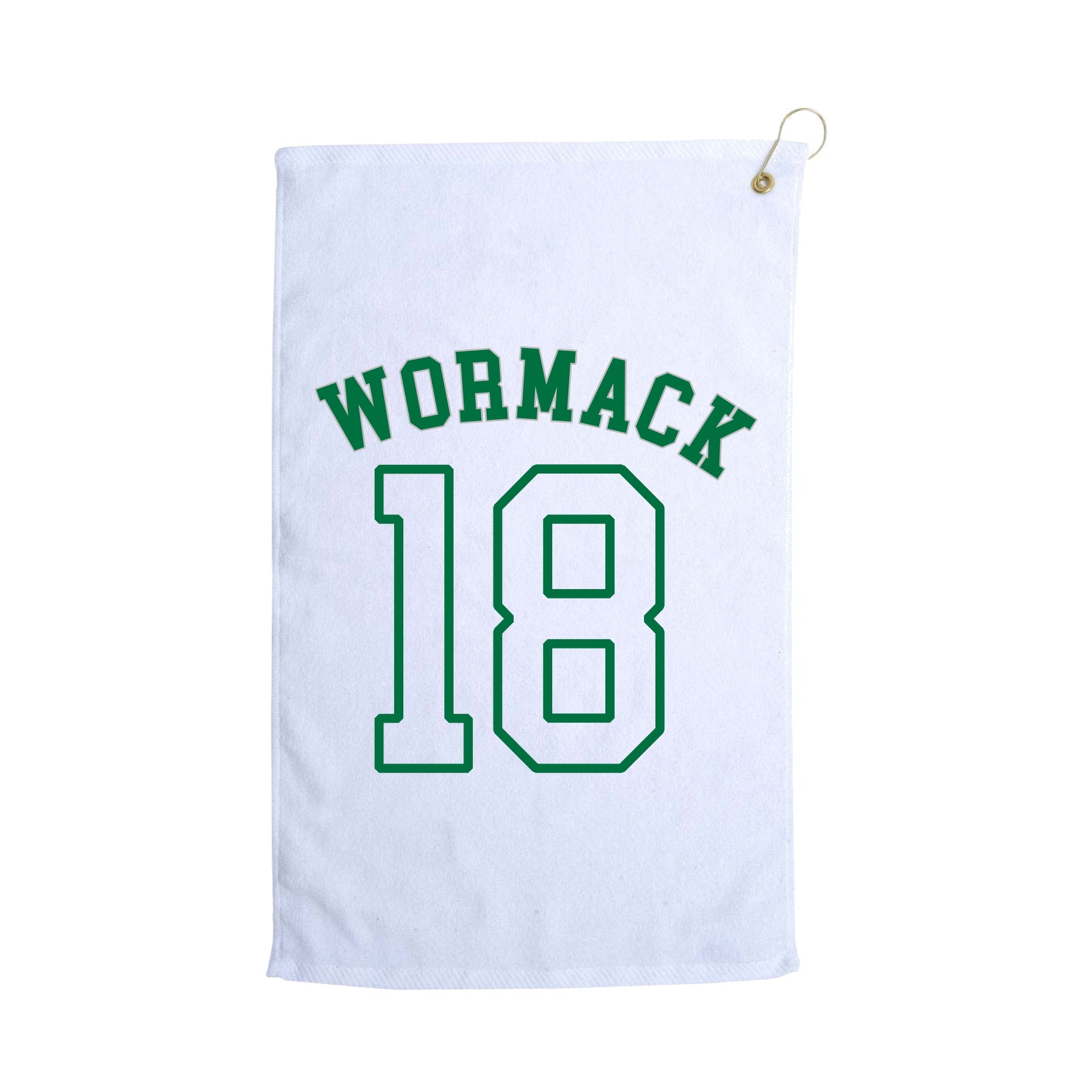 Golf Towel — Shirsey Arch in White