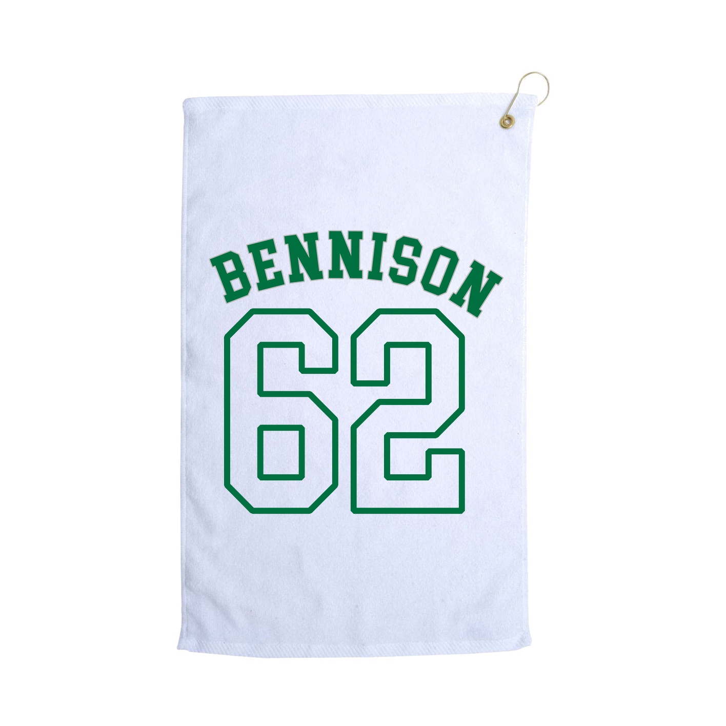 Golf Towel — Shirsey Arch in White