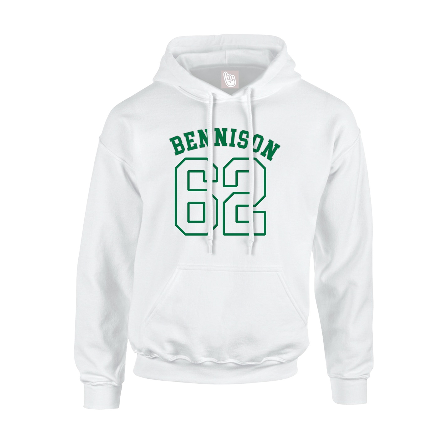 Hoodie — Shirsey Arch in White