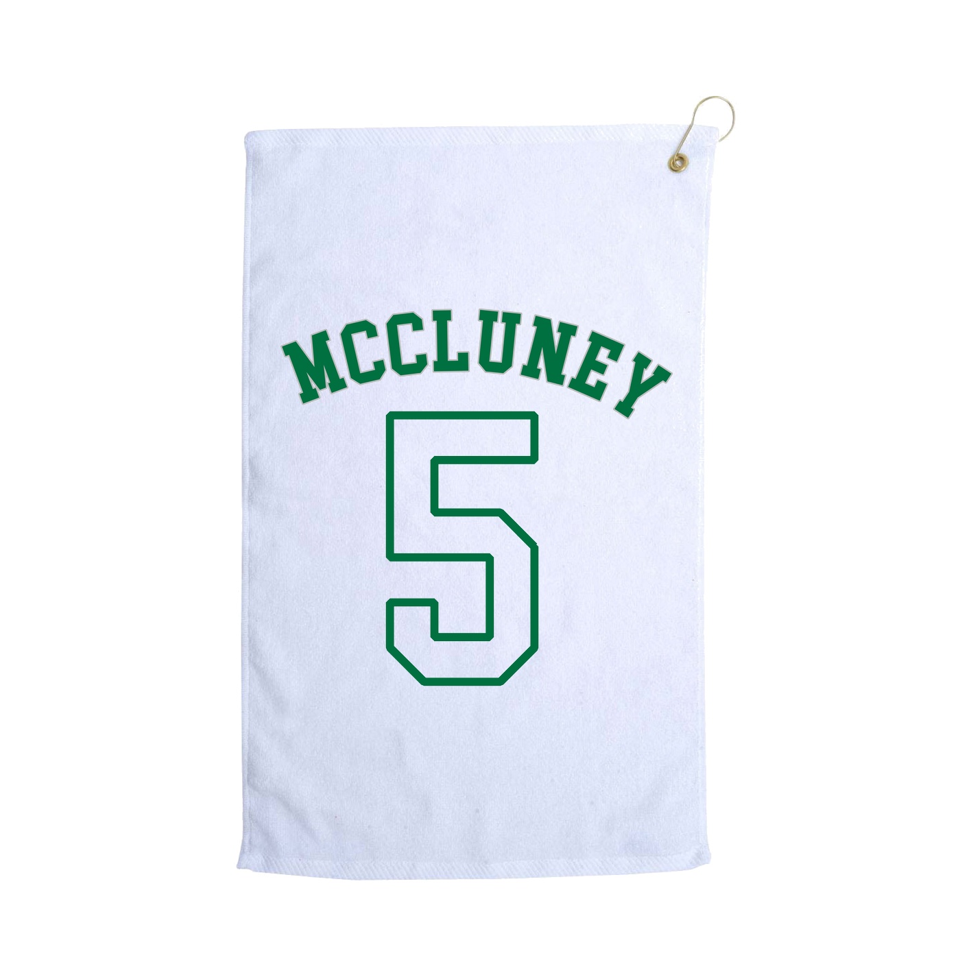 Golf Towel — Shirsey Arch in White