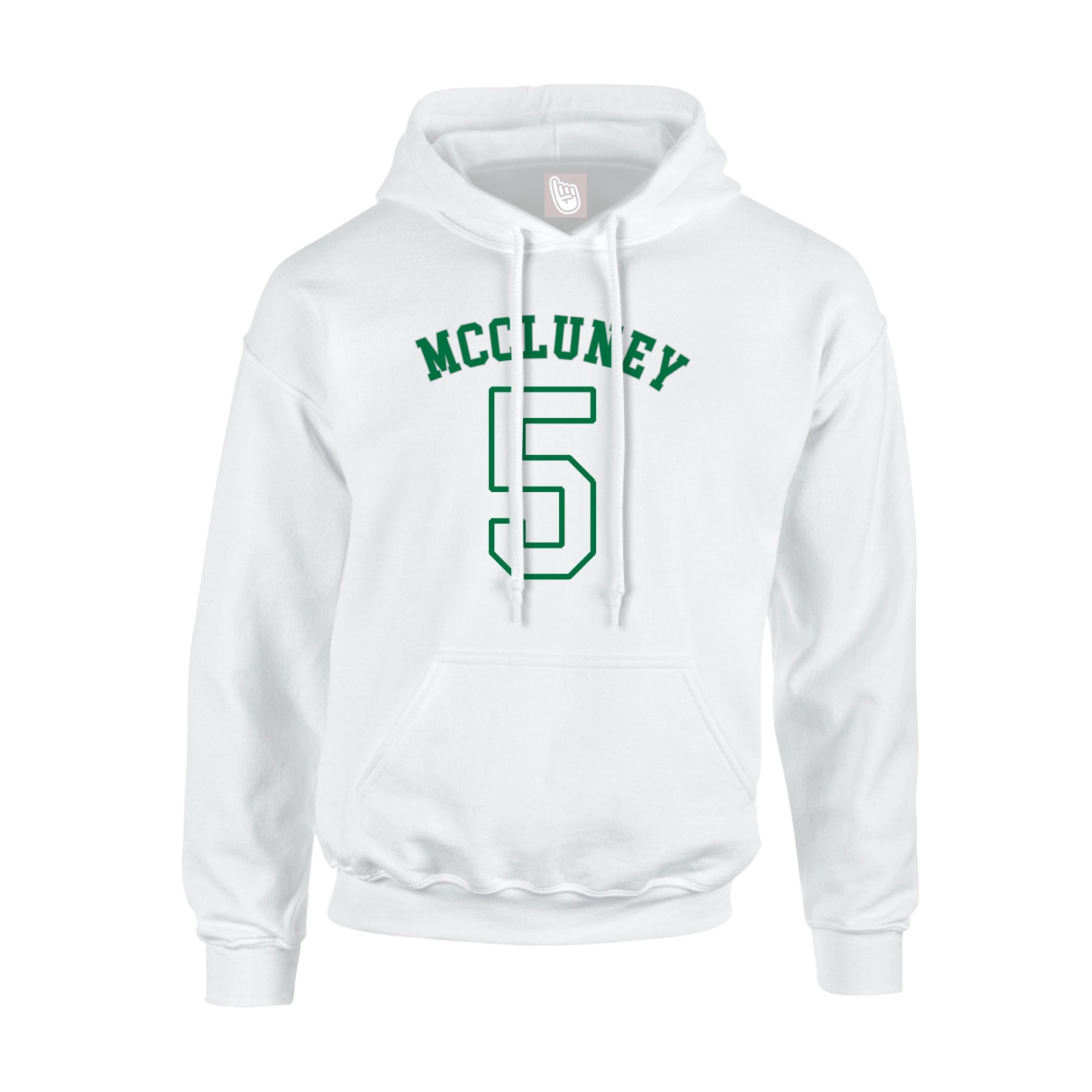 Hoodie — Shirsey Arch in White