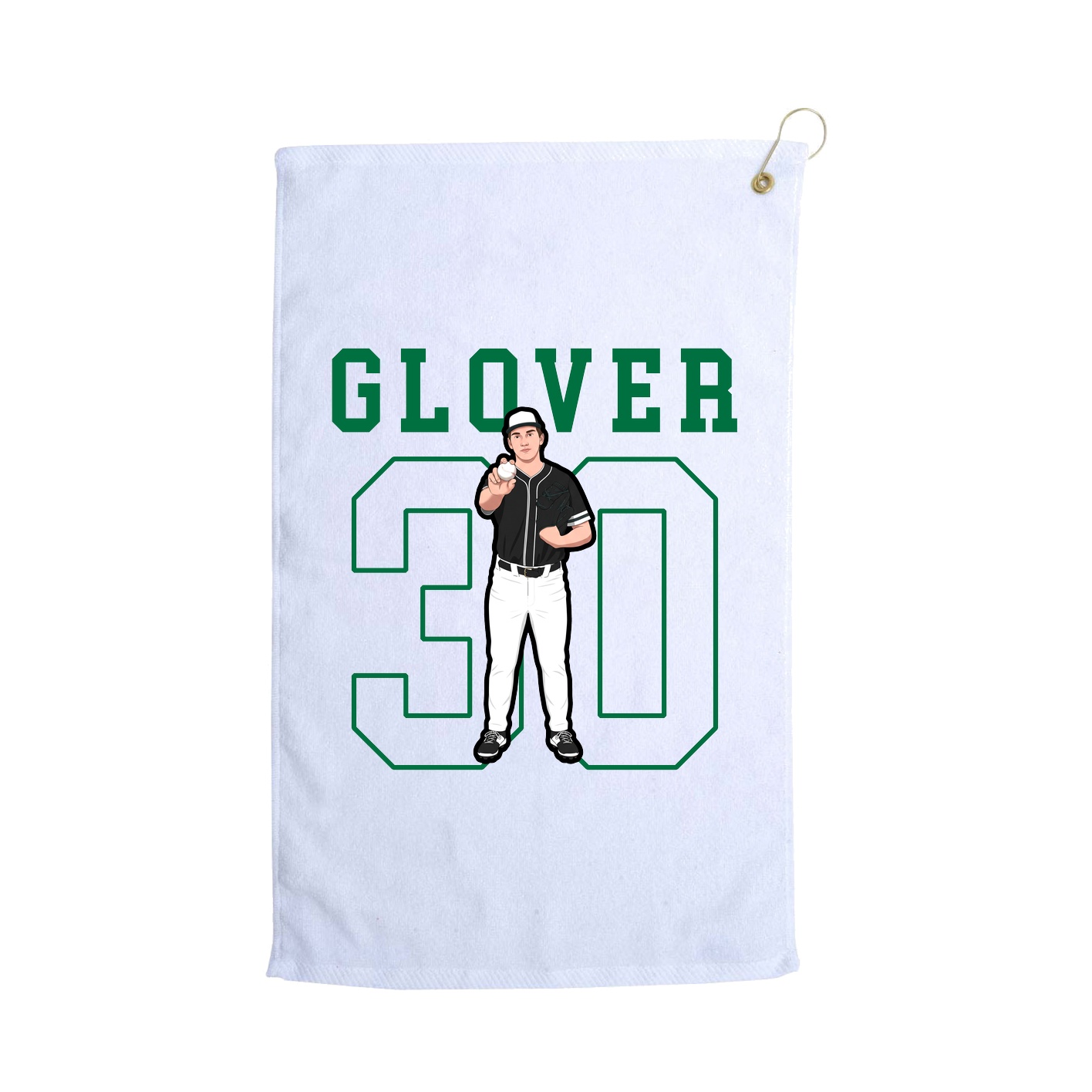 Golf Towel — Shirsey in White
