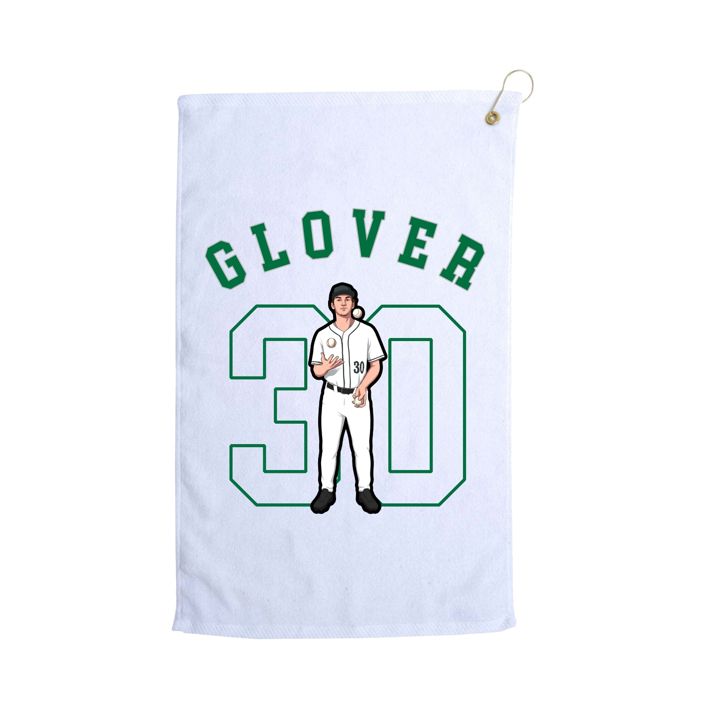 Golf Towel — Shirsey Arch in White
