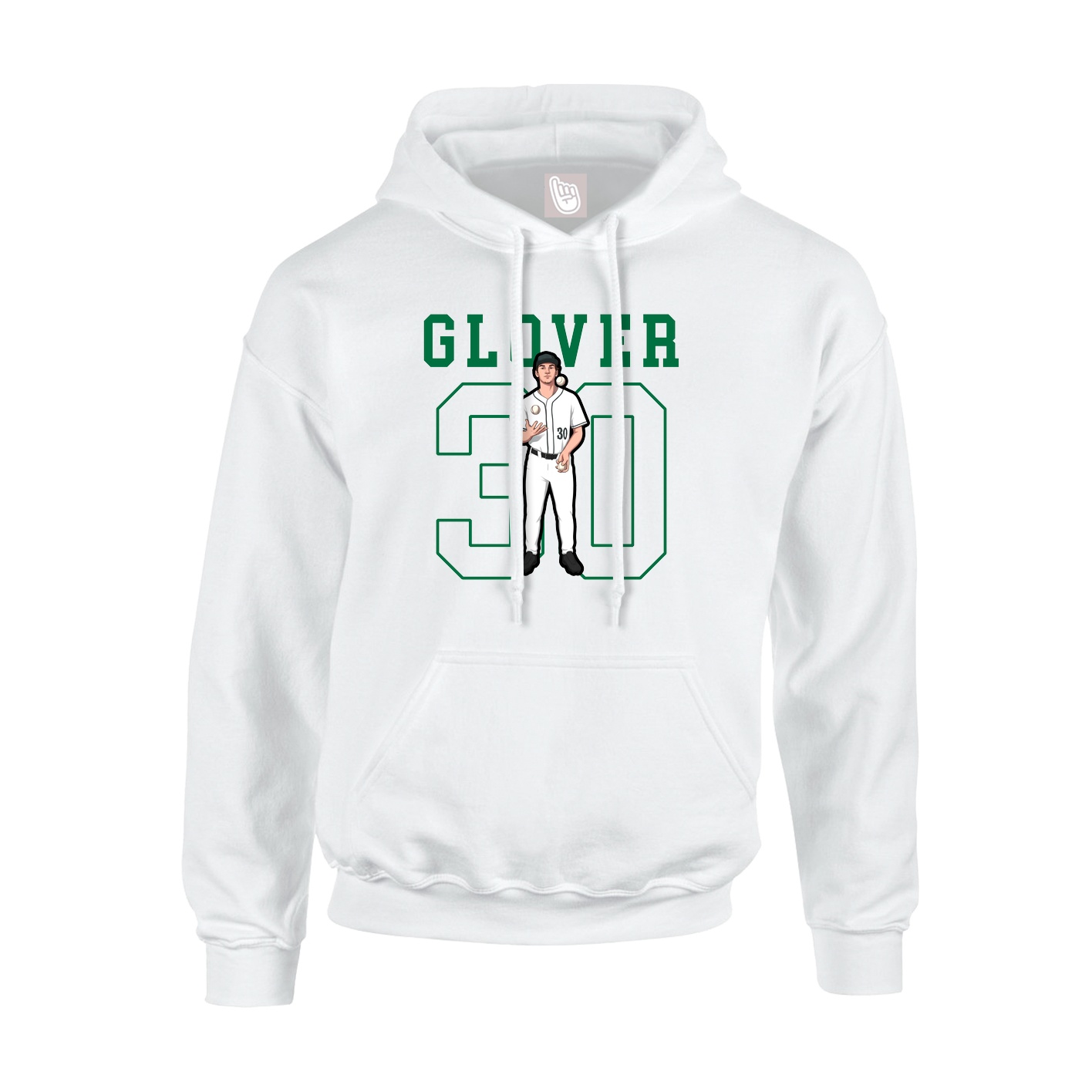 Youth Hoodie — Shirsey in White