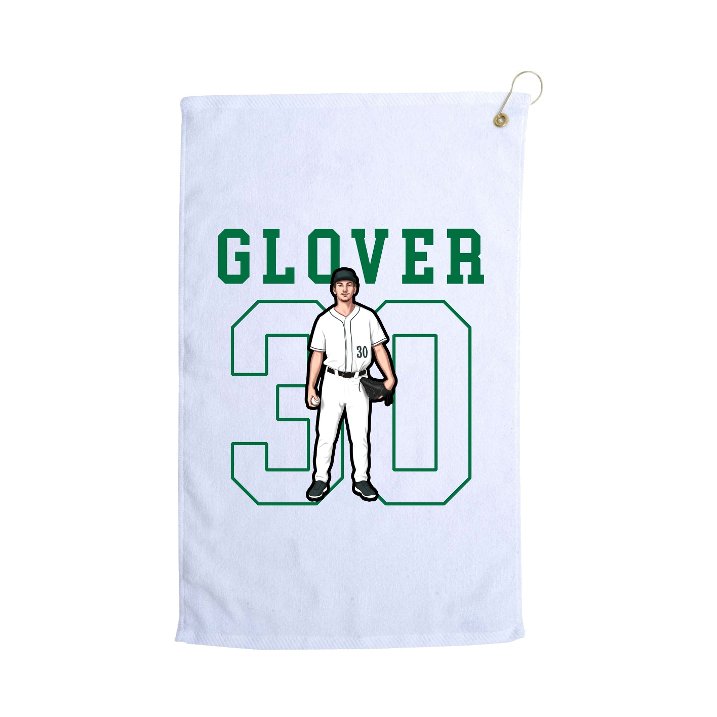 Golf Towel — Shirsey in White