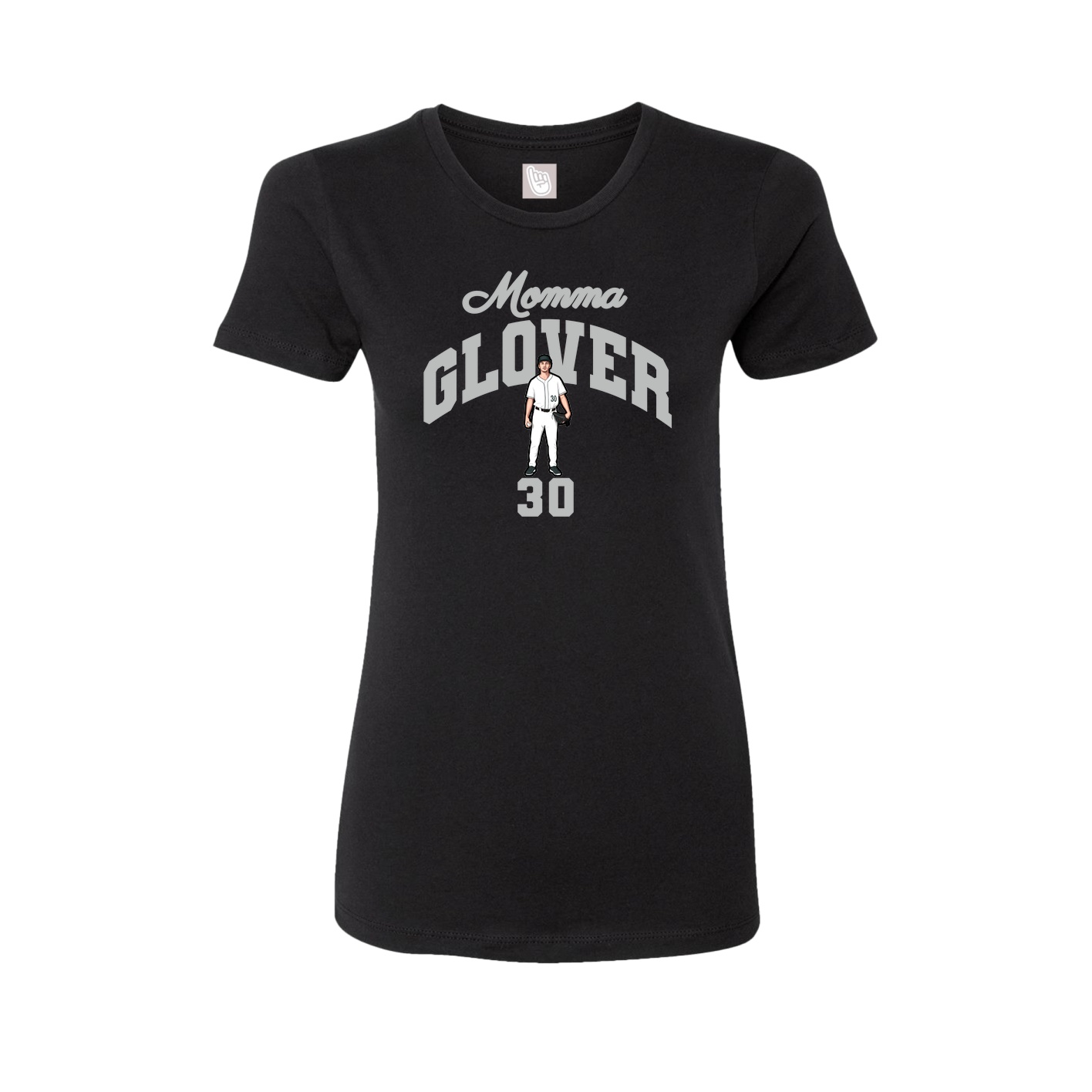 Womens Tee — Mothers Day Arch in Black