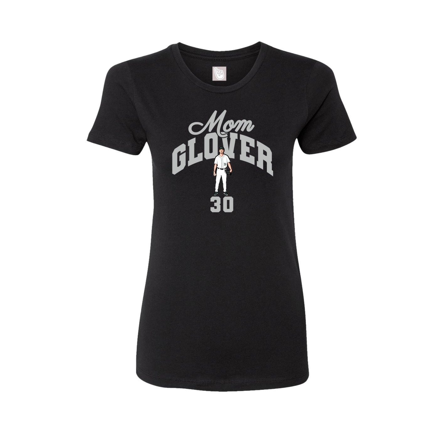 Womens Tee — Mothers Day Arch in Black