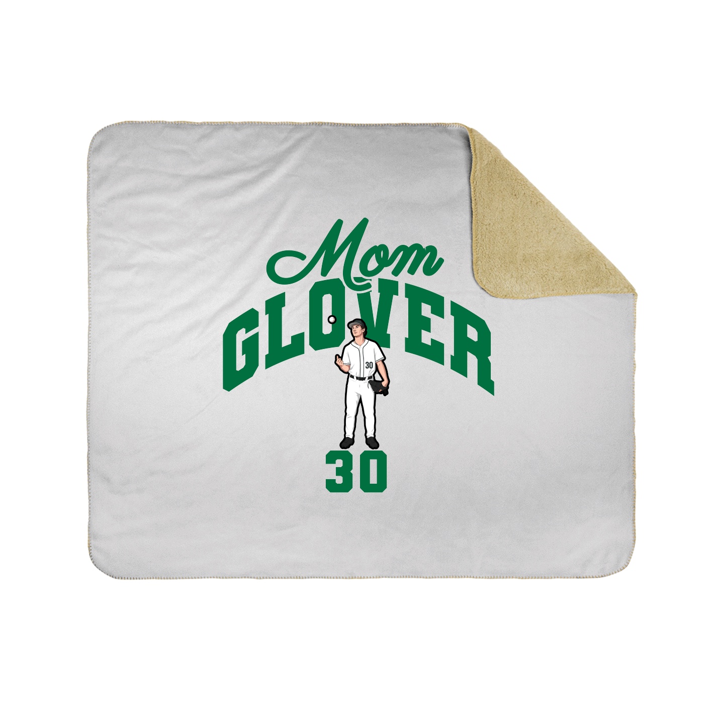 Throw Blanket — Mothers Day Arch in White