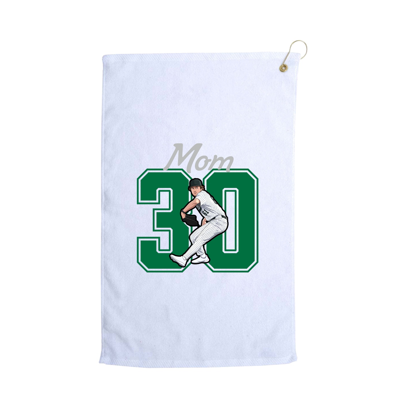 Golf Towel — Mothers Day Shirsey in White