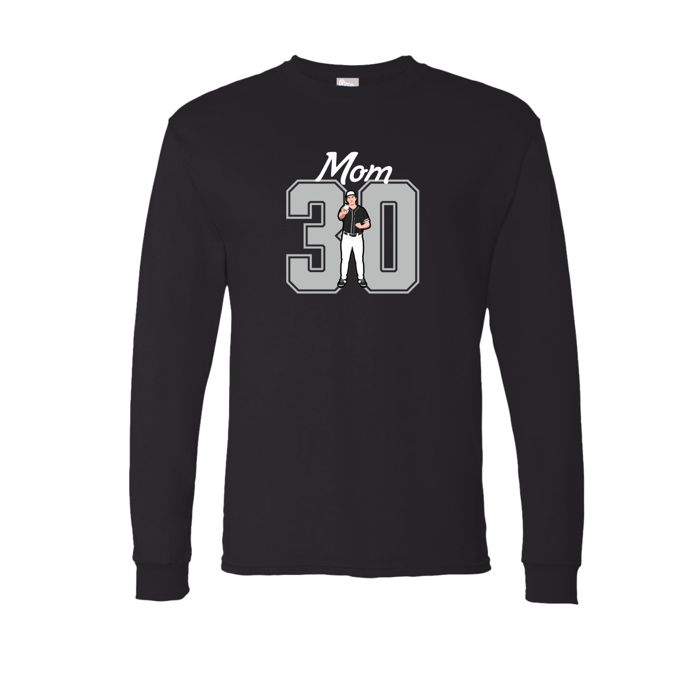Long Sleeve Tee — Mothers Day Shirsey in Black