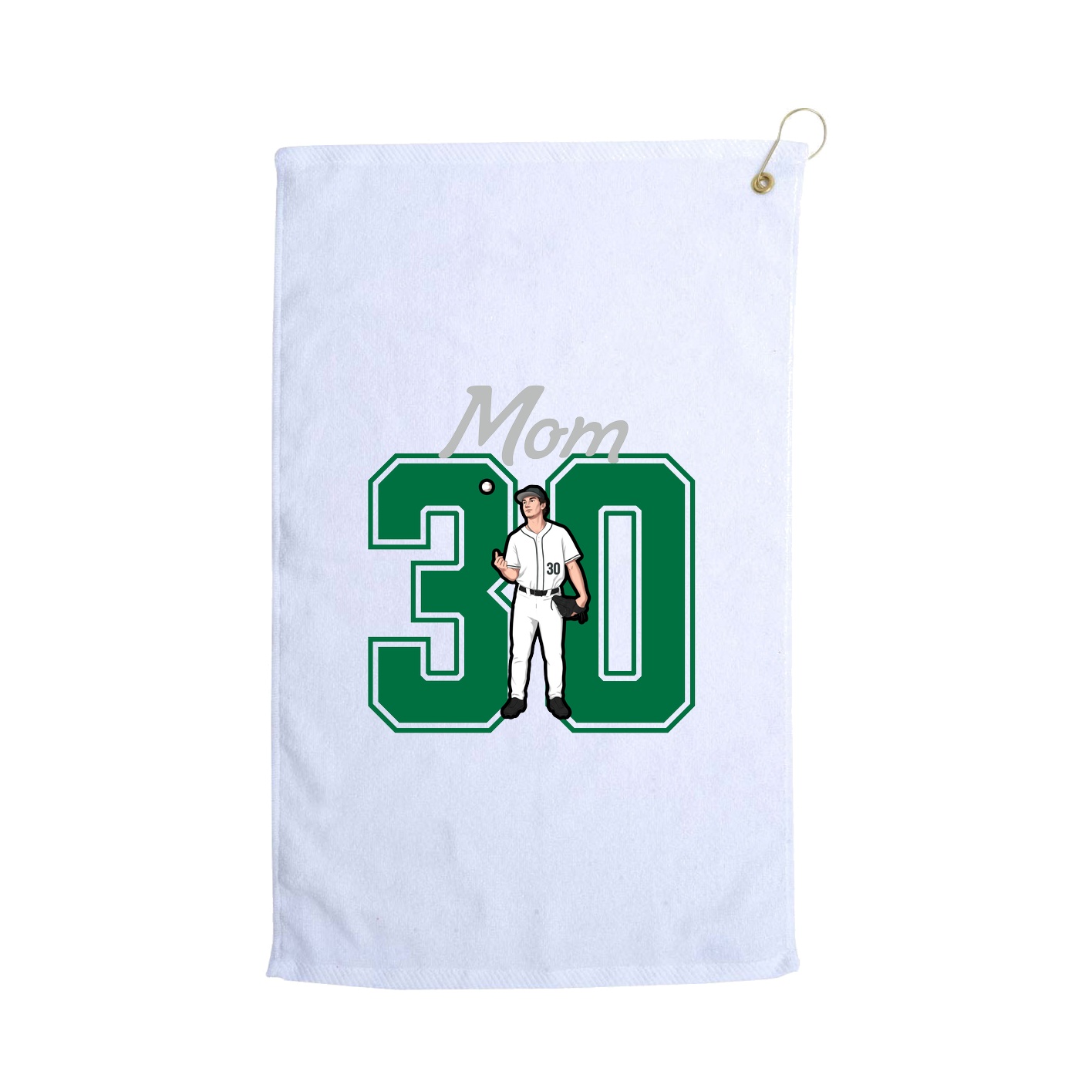 Golf Towel — Mothers Day Shirsey in White