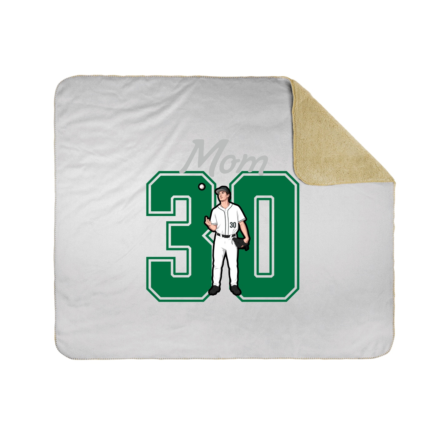Throw Blanket — Mothers Day Shirsey in White