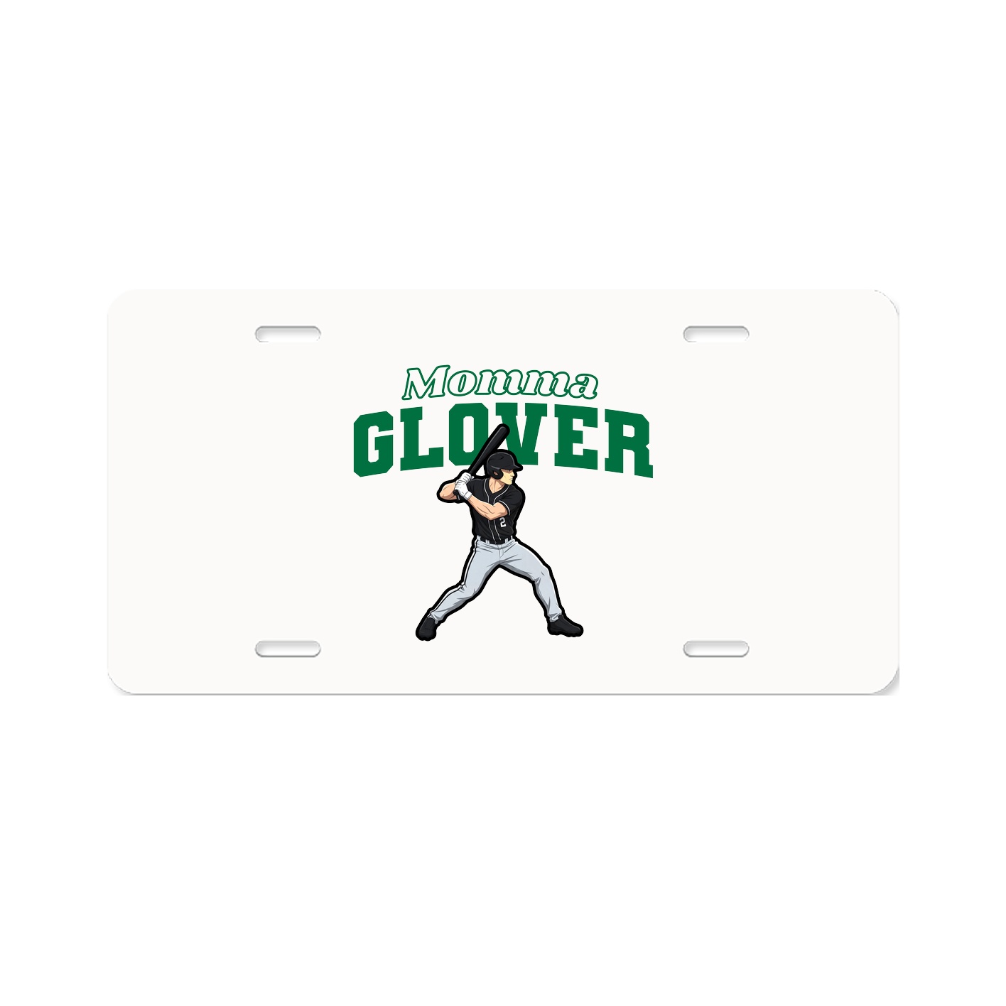 License Plate — Mothers Day Block in Classic