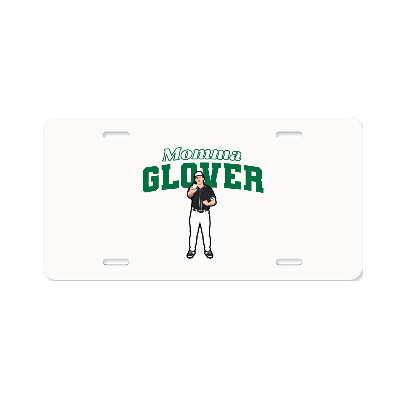 License Plate — Mothers Day Block in Classic