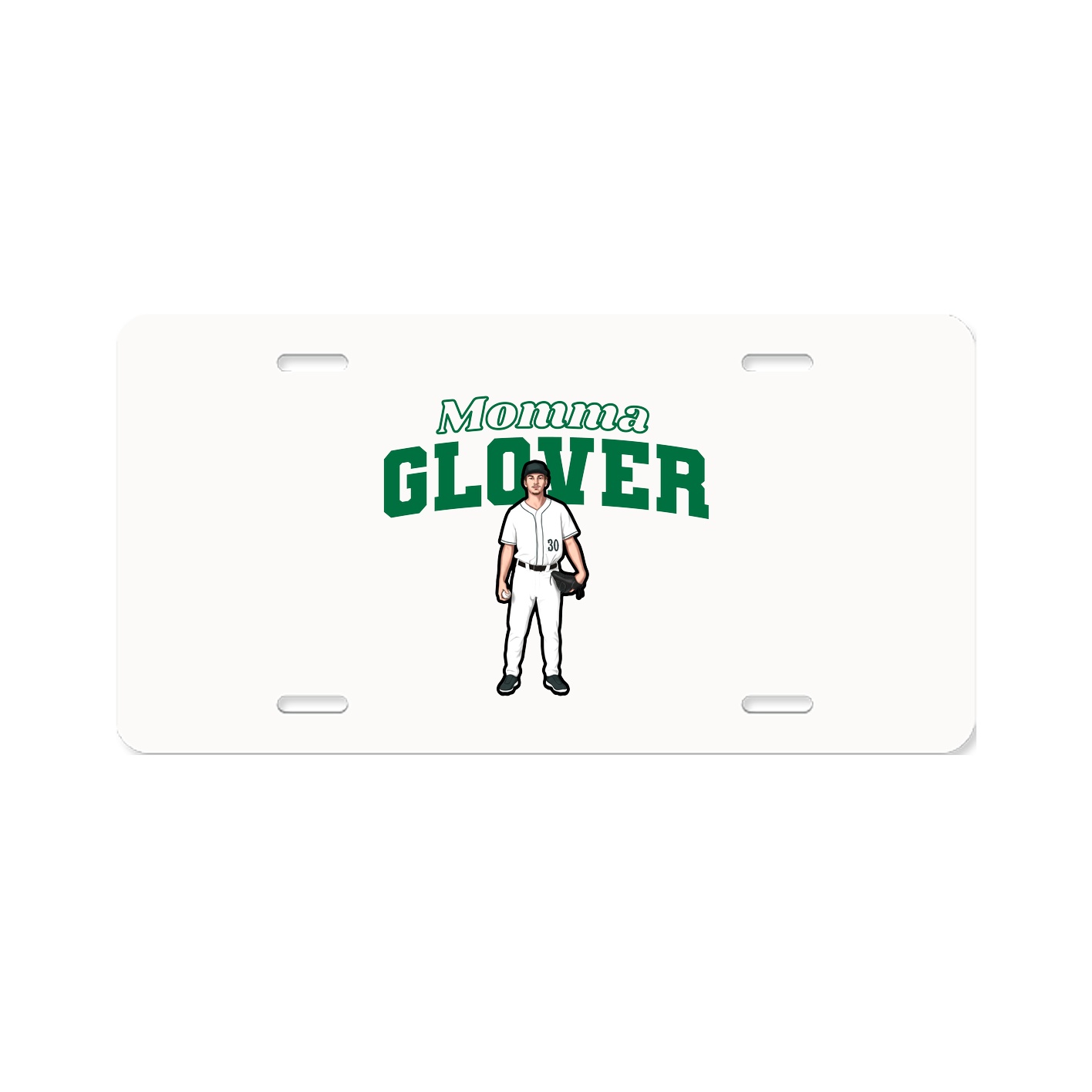 License Plate — Mothers Day Block in Classic