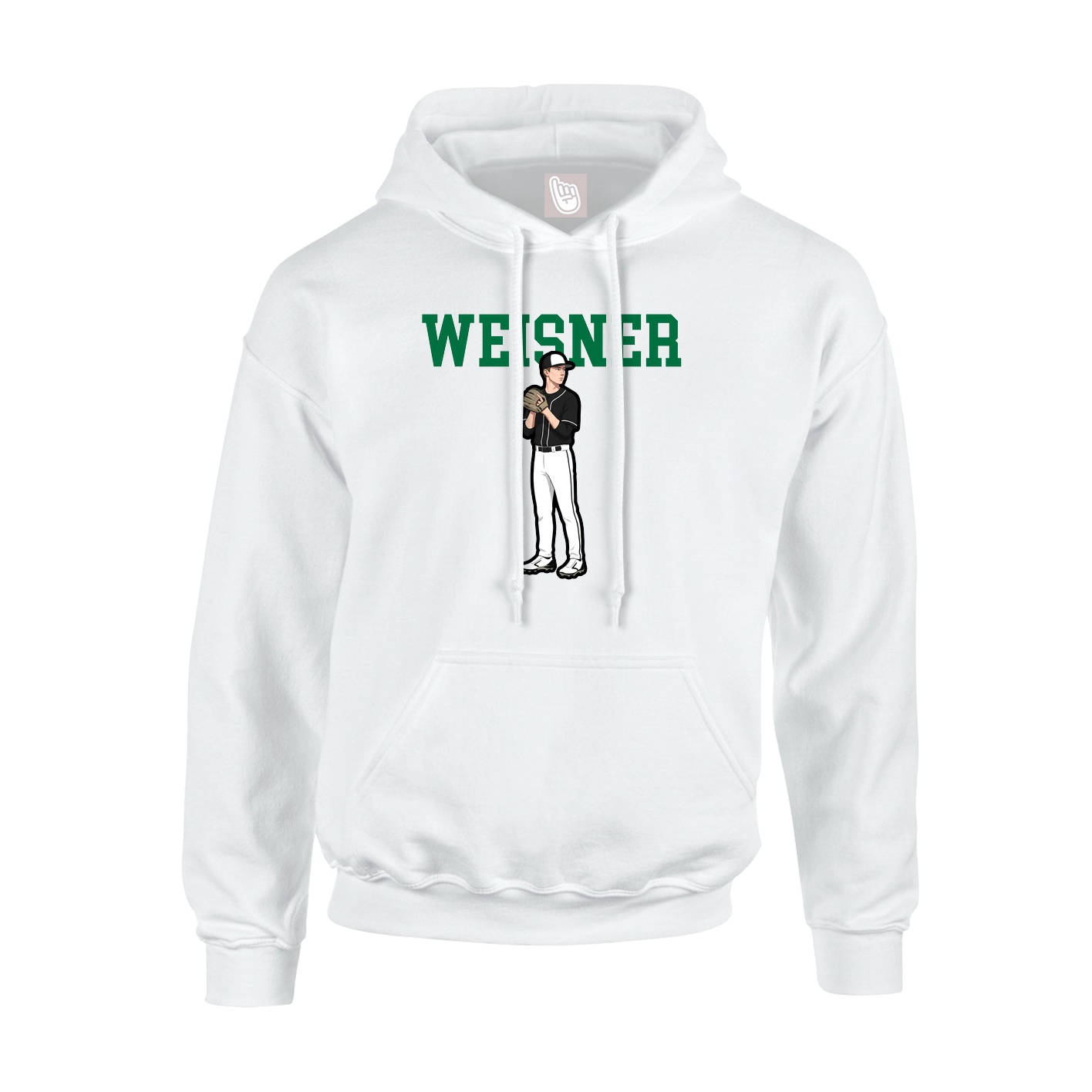 Hoodie — Shirsey in White