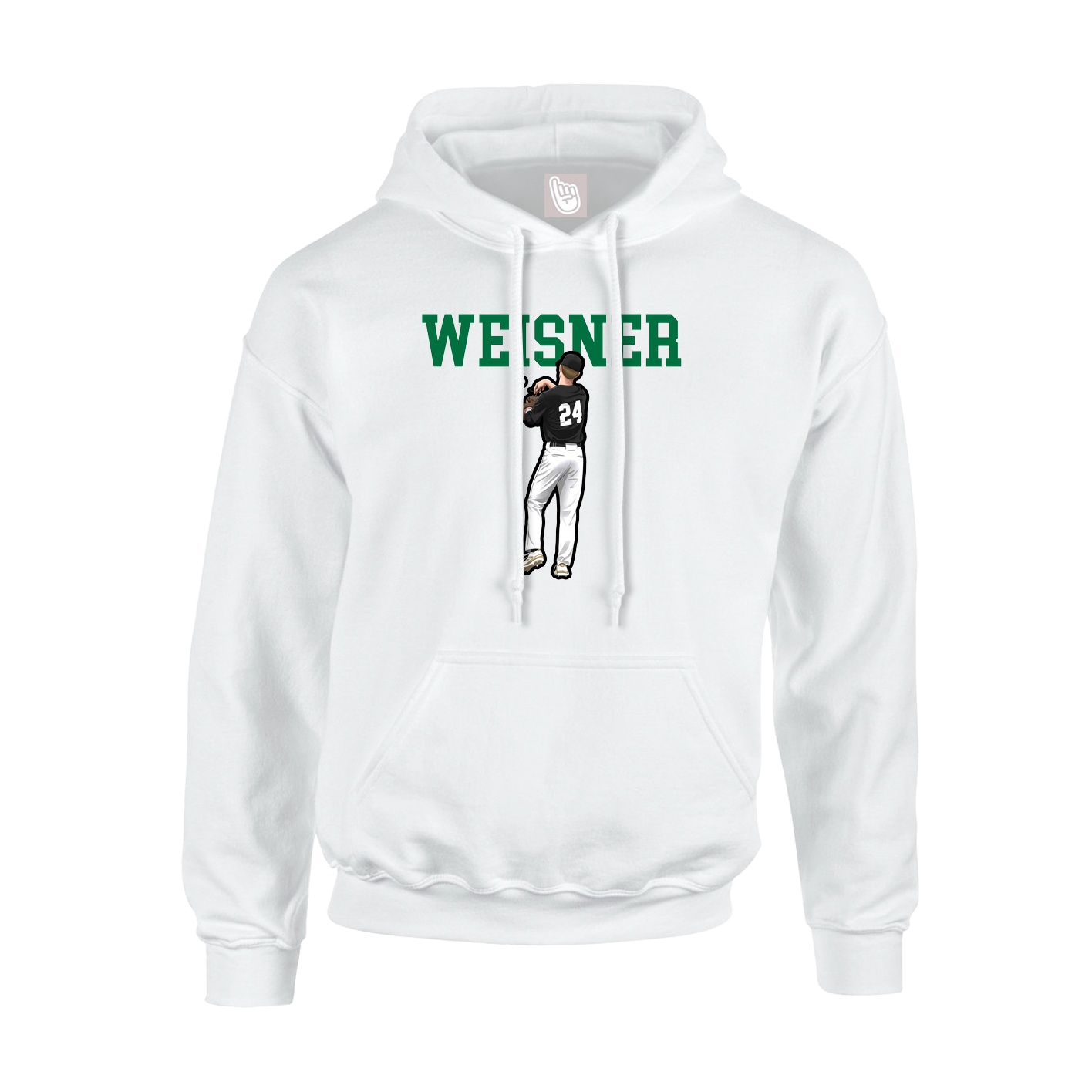Youth Hoodie — Shirsey in White