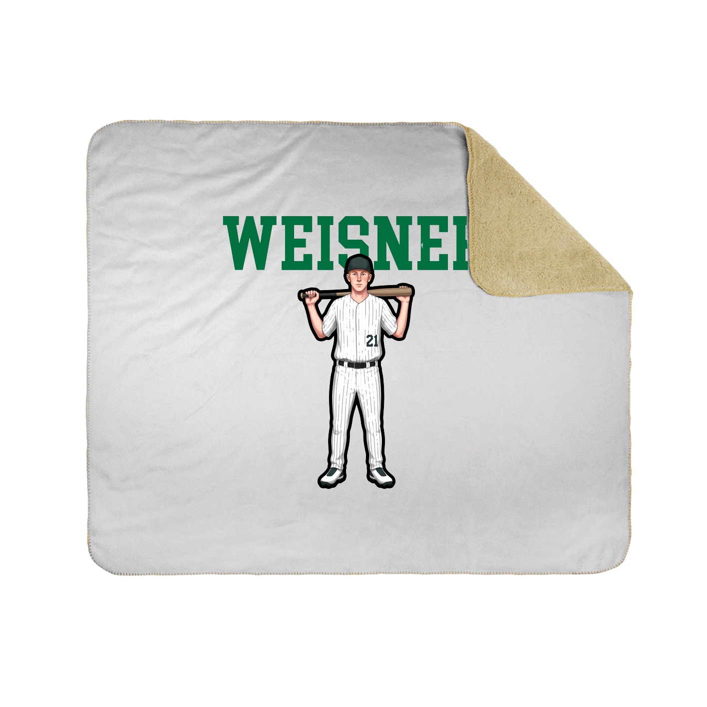 Throw Blanket — Shirsey in White