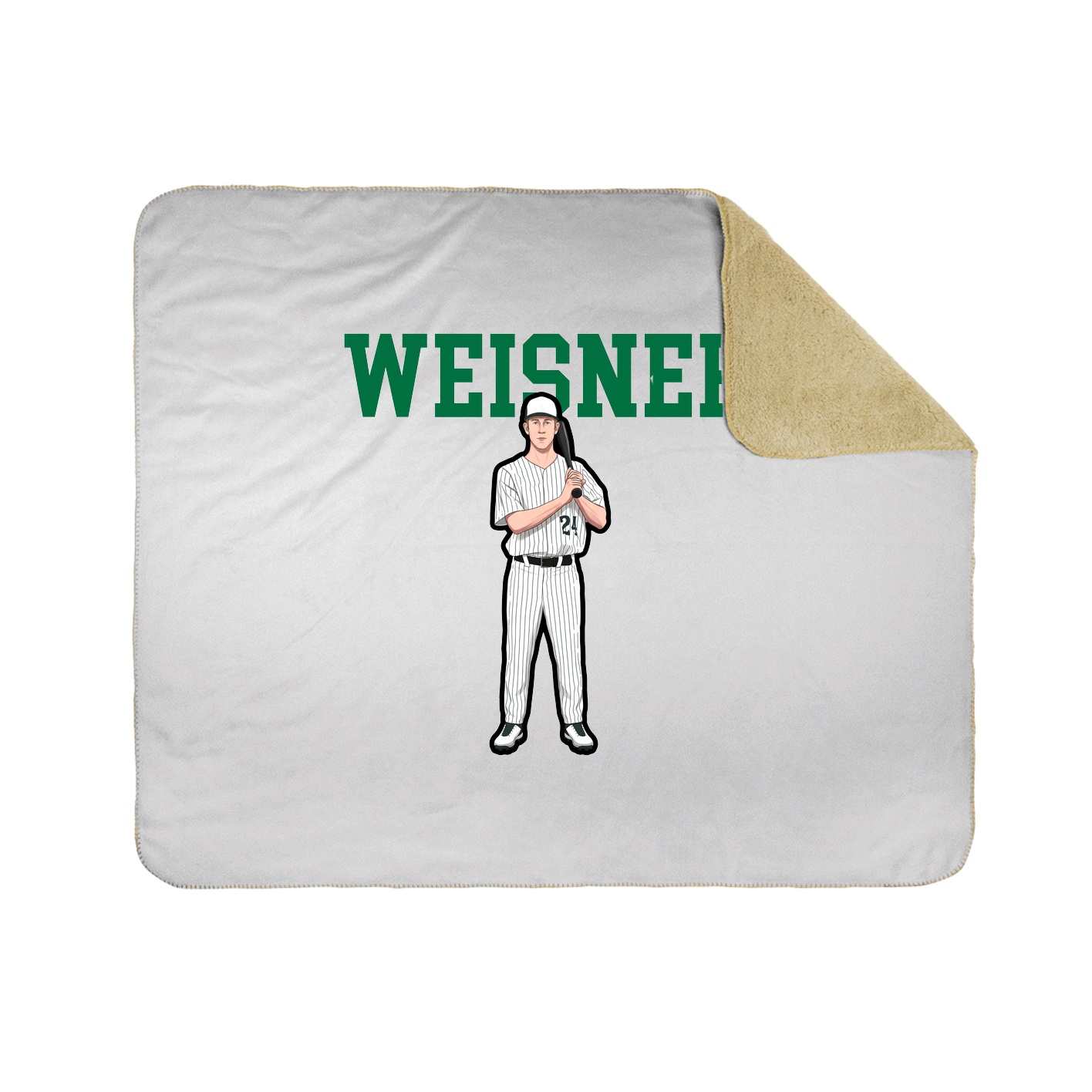 Throw Blanket — Shirsey in White