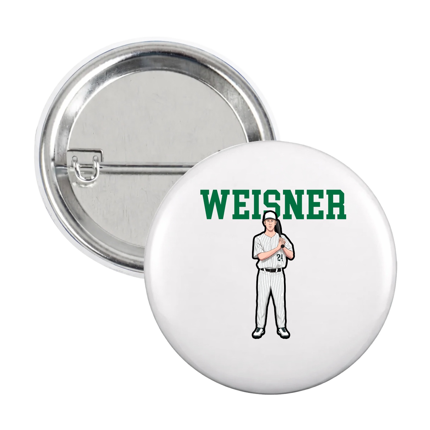 Game Day Button — Shirsey in White