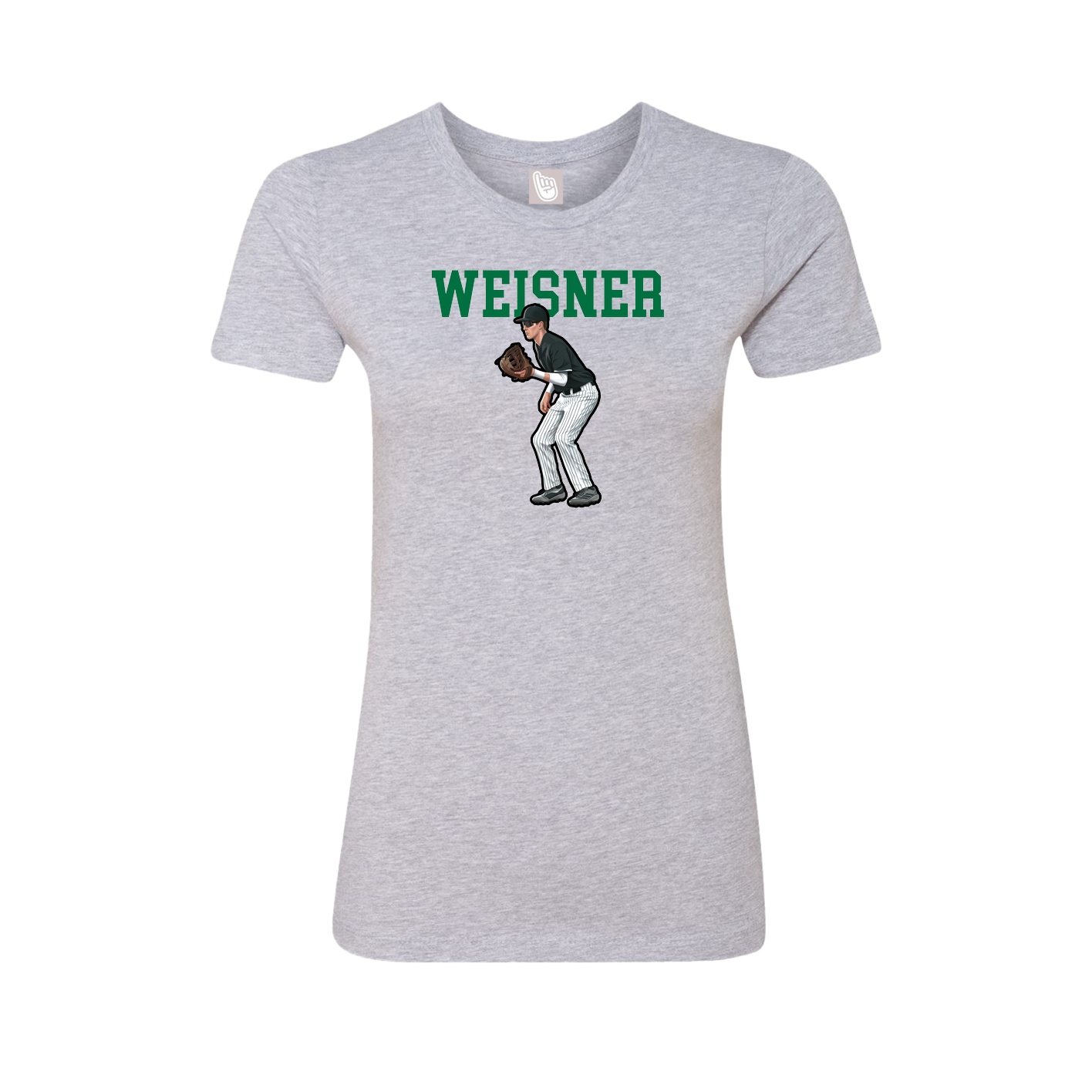 Fitted Women's Tee — Shirsey in Grey