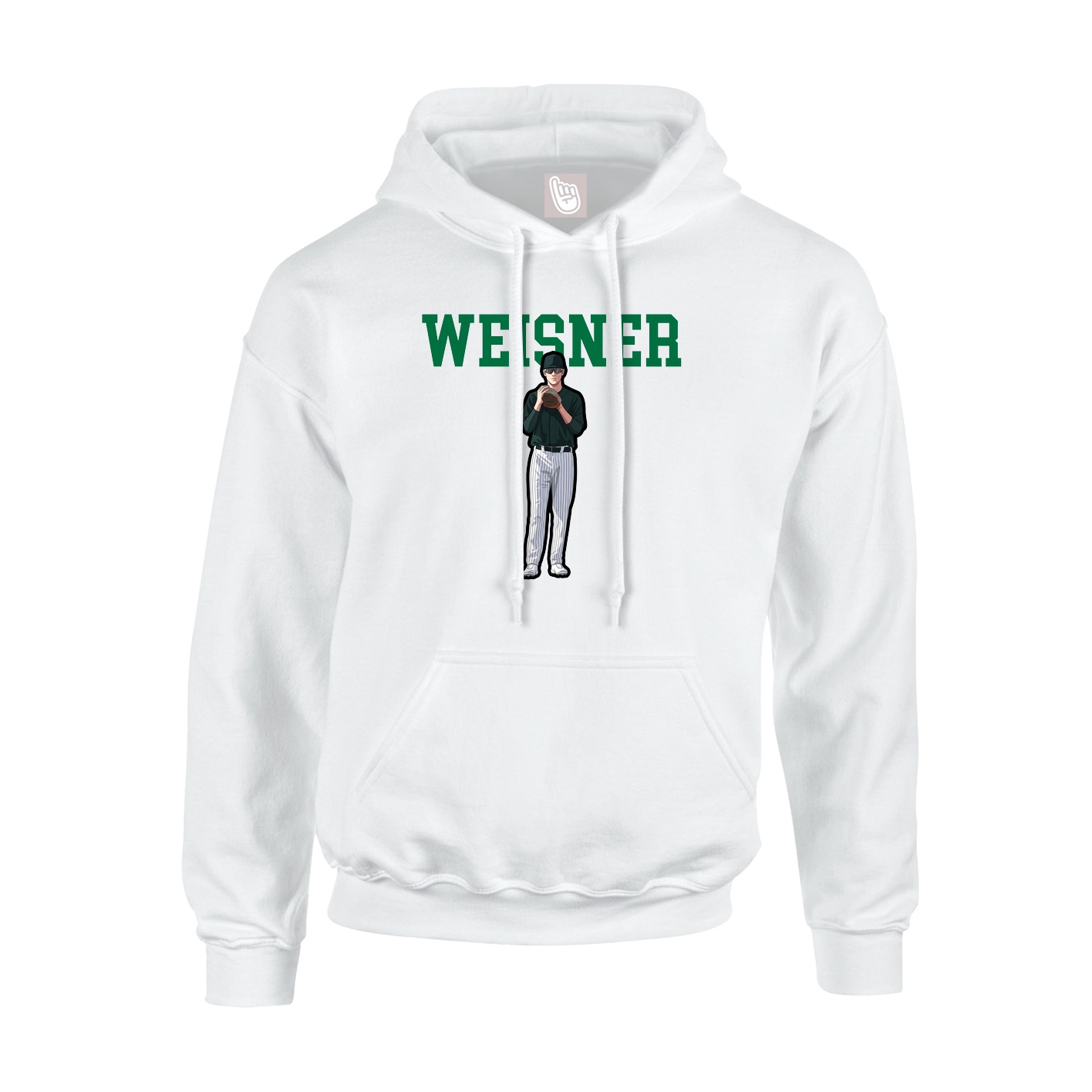 Hoodie — Shirsey in White