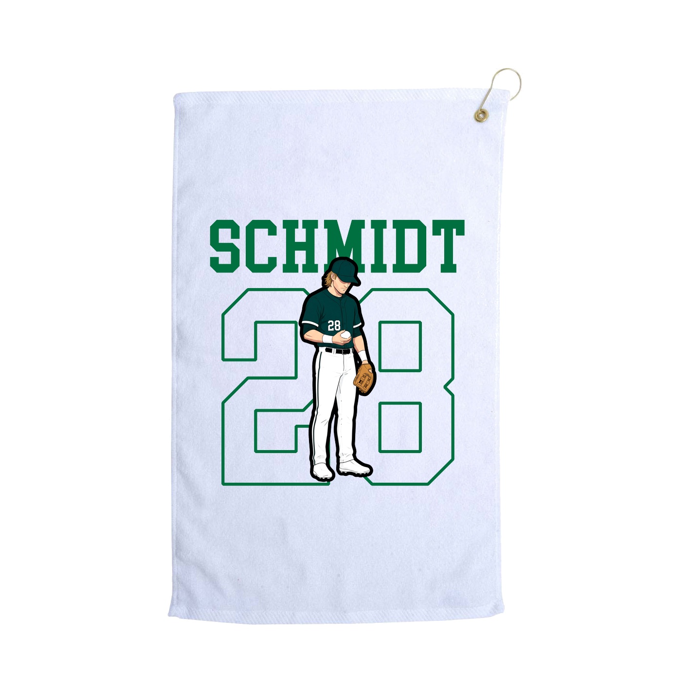Golf Towel — Shirsey in White