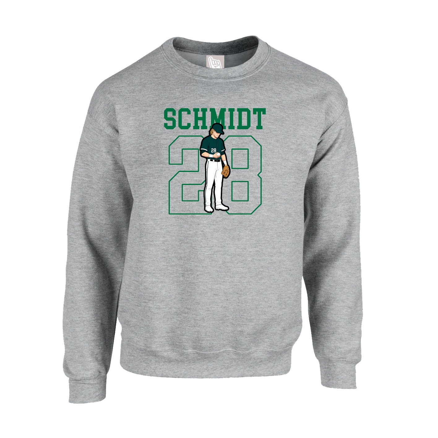 Fleece Crew — Shirsey in Grey