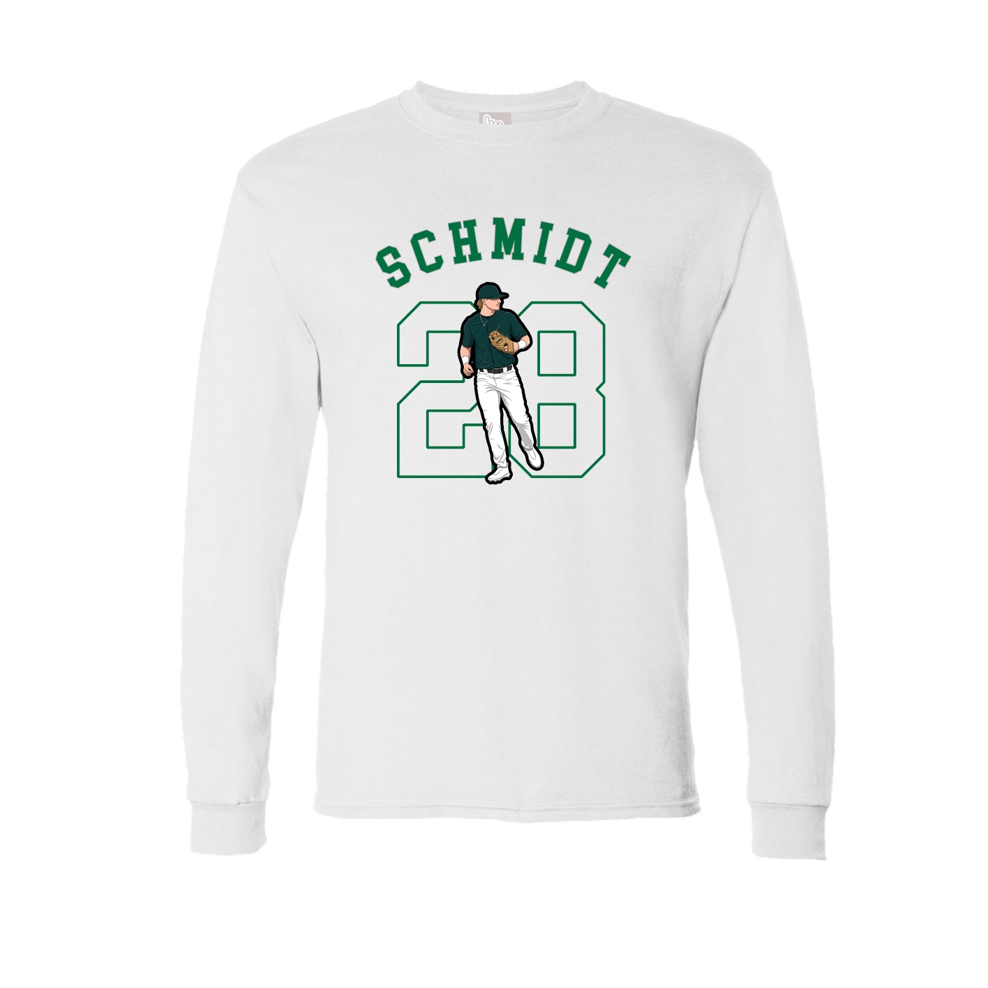 Long Sleeve Tee — Shirsey Arch in White