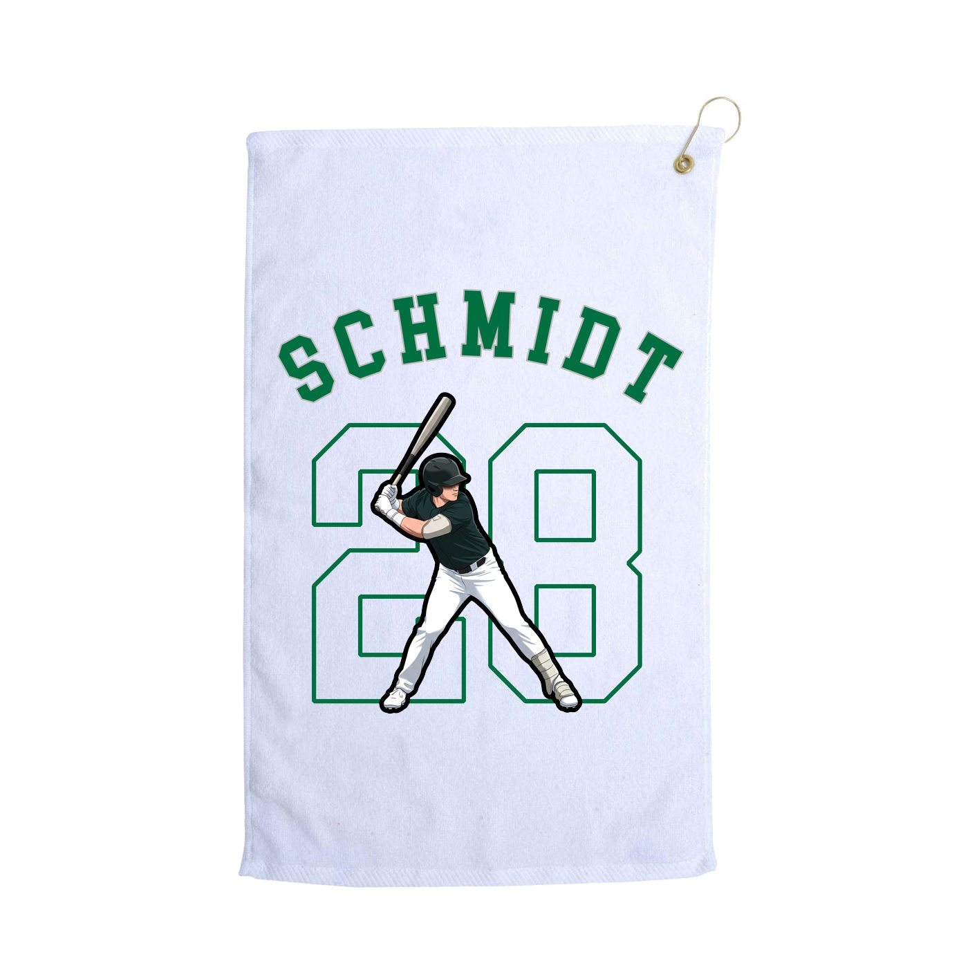 Golf Towel — Shirsey Arch in White