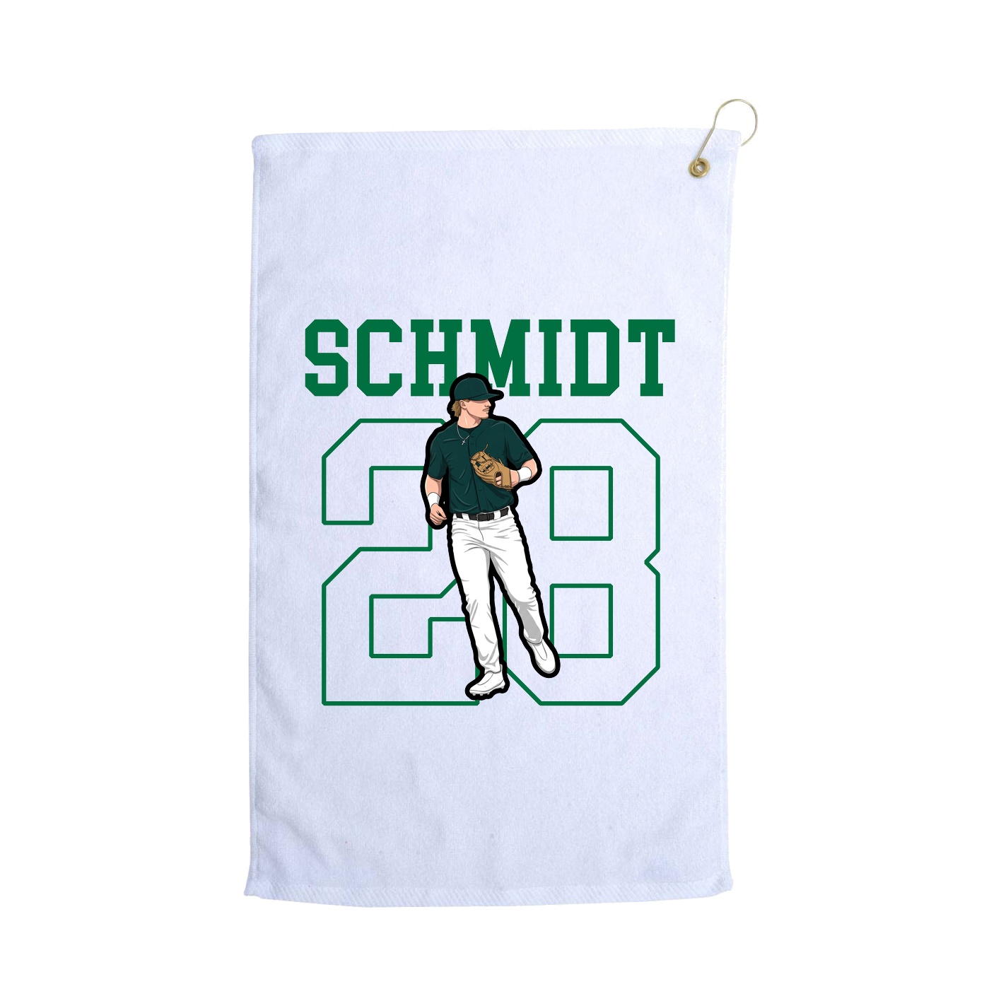 Golf Towel — Shirsey in White