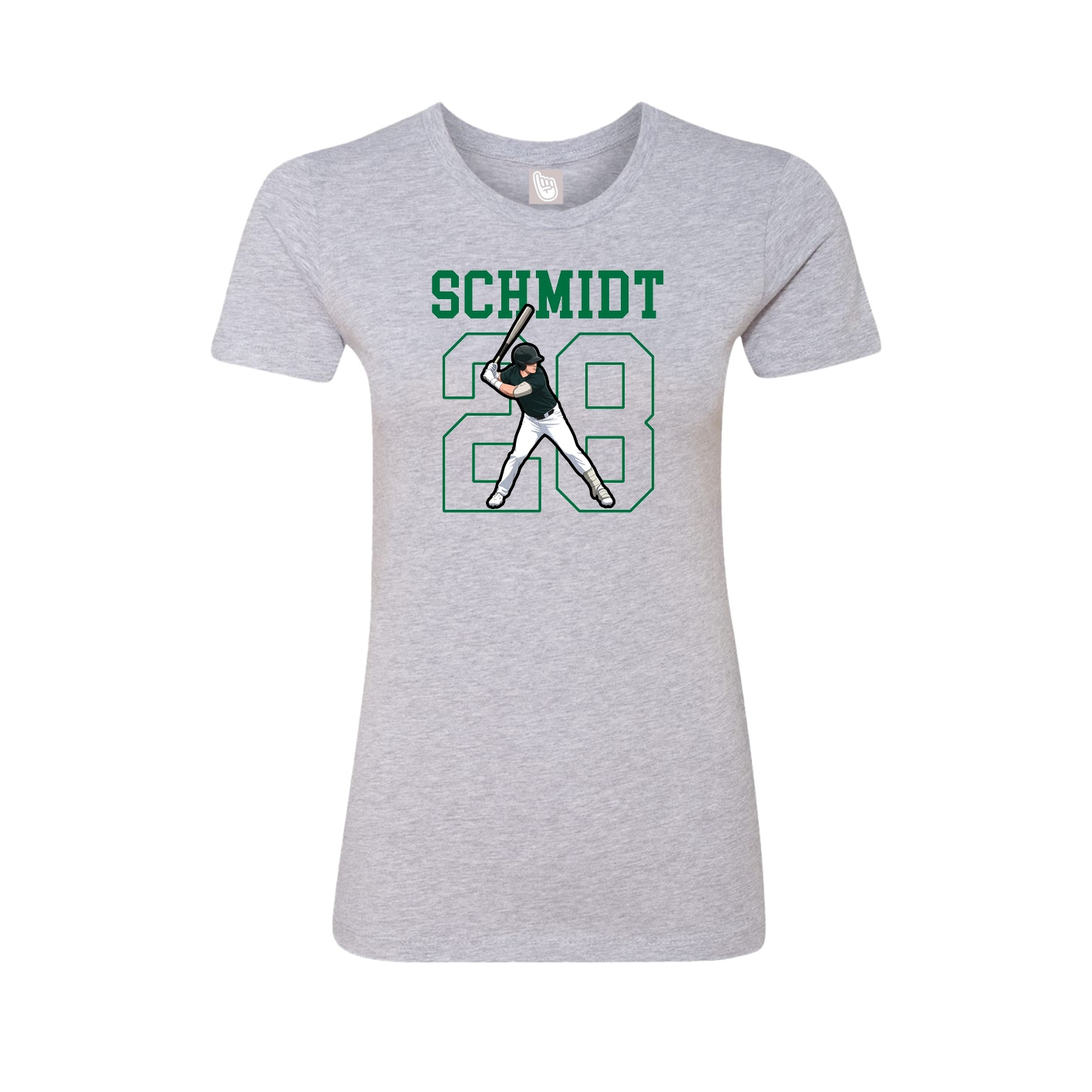 Fitted Women's Tee — Shirsey in Grey