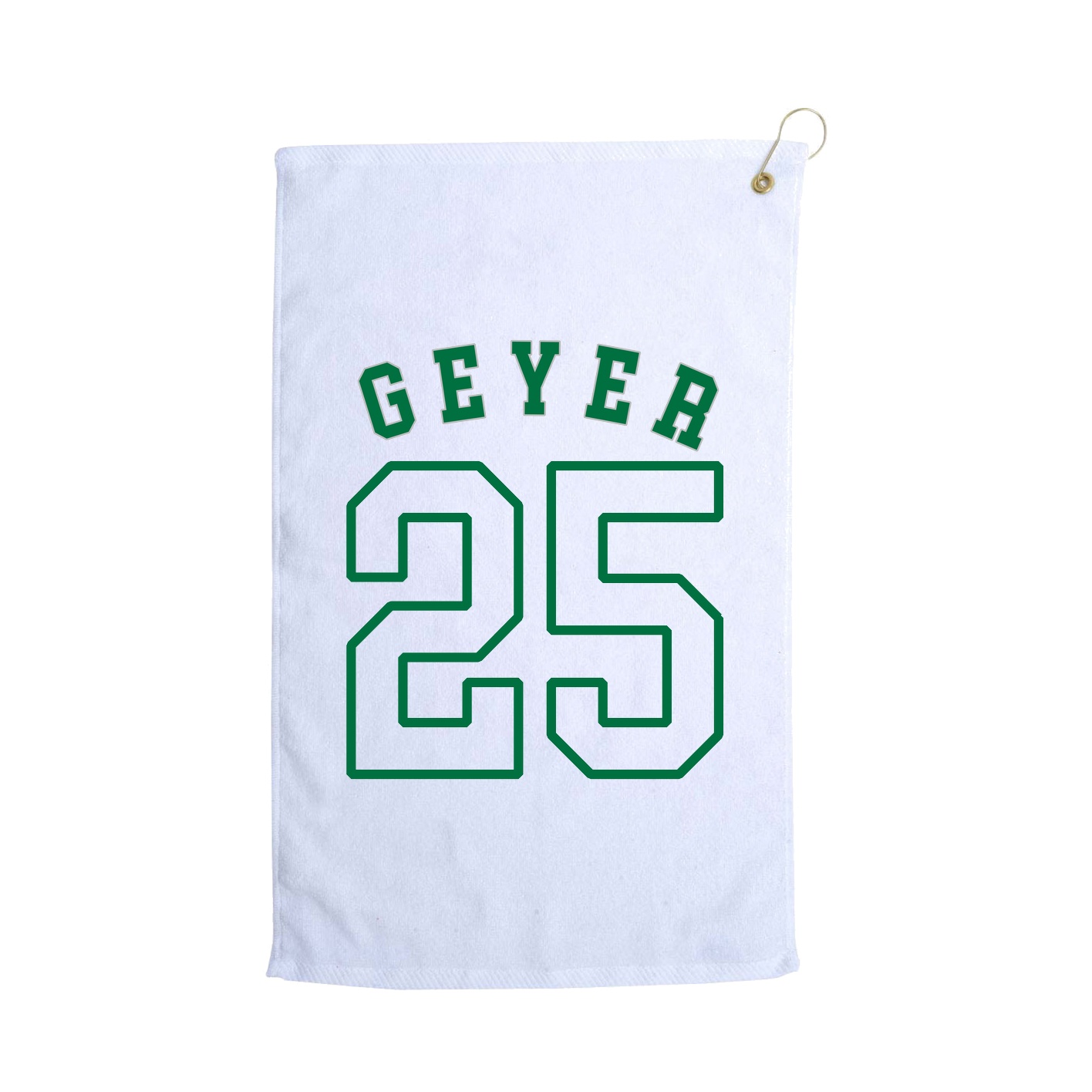 Golf Towel — Shirsey Arch in White