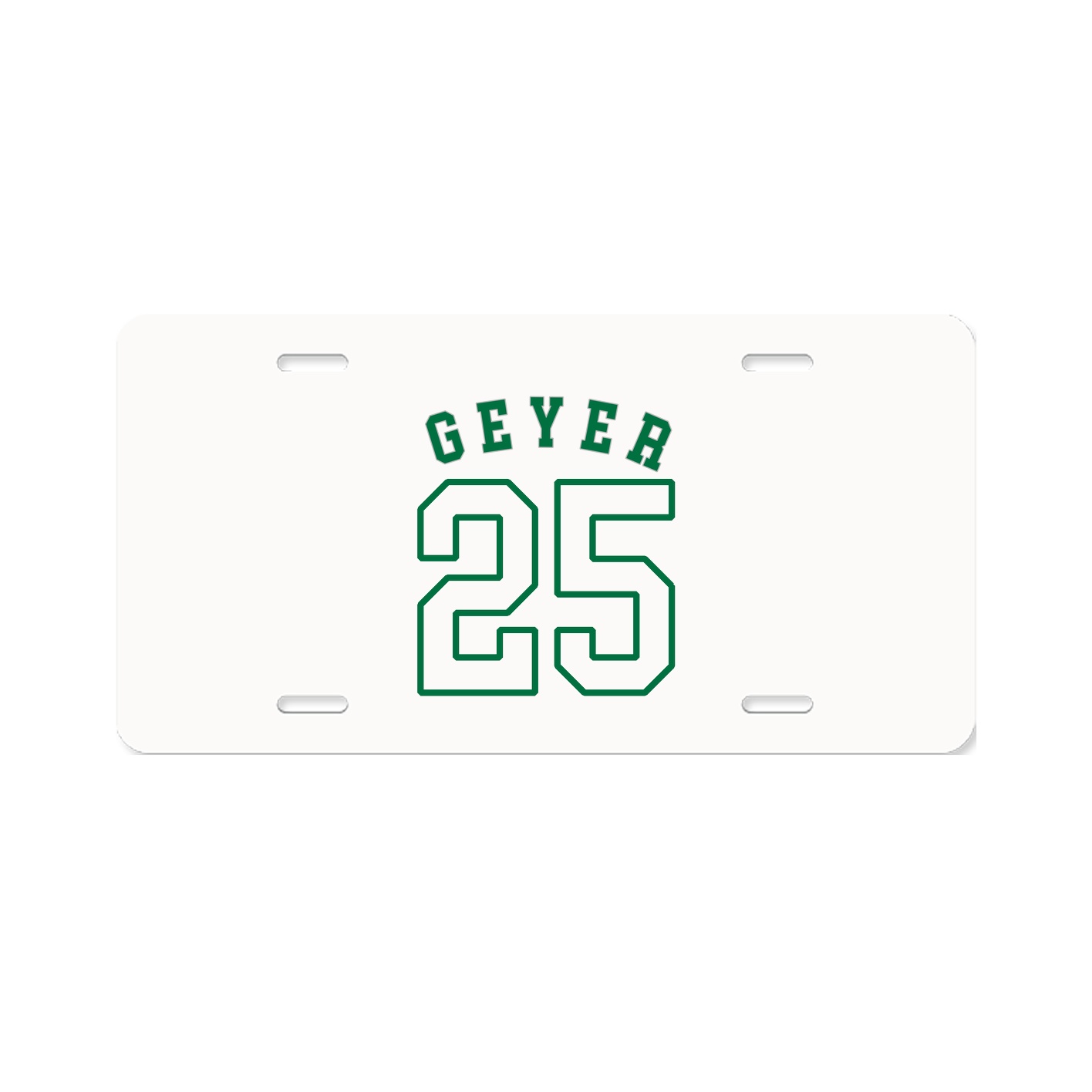 License Plate — Shirsey Arch in Classic