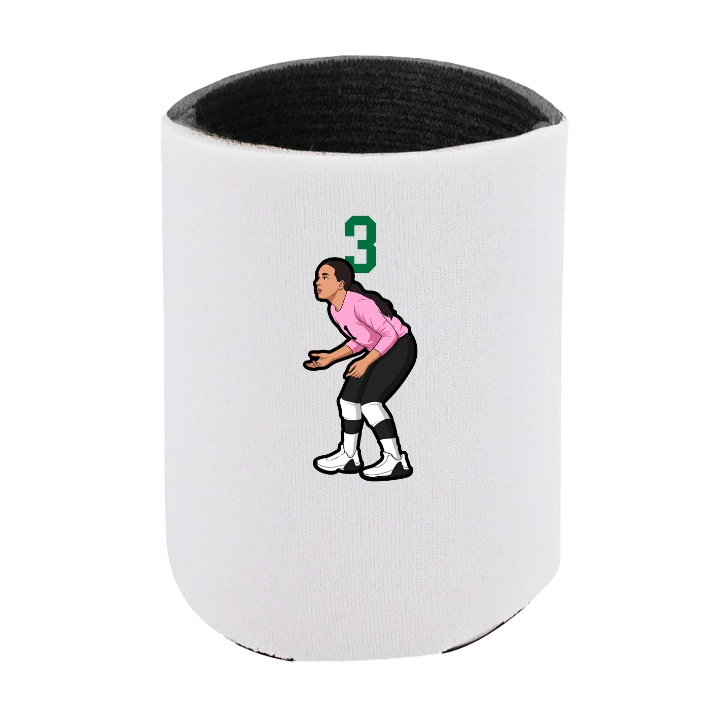 Can Holder — Number Top in White