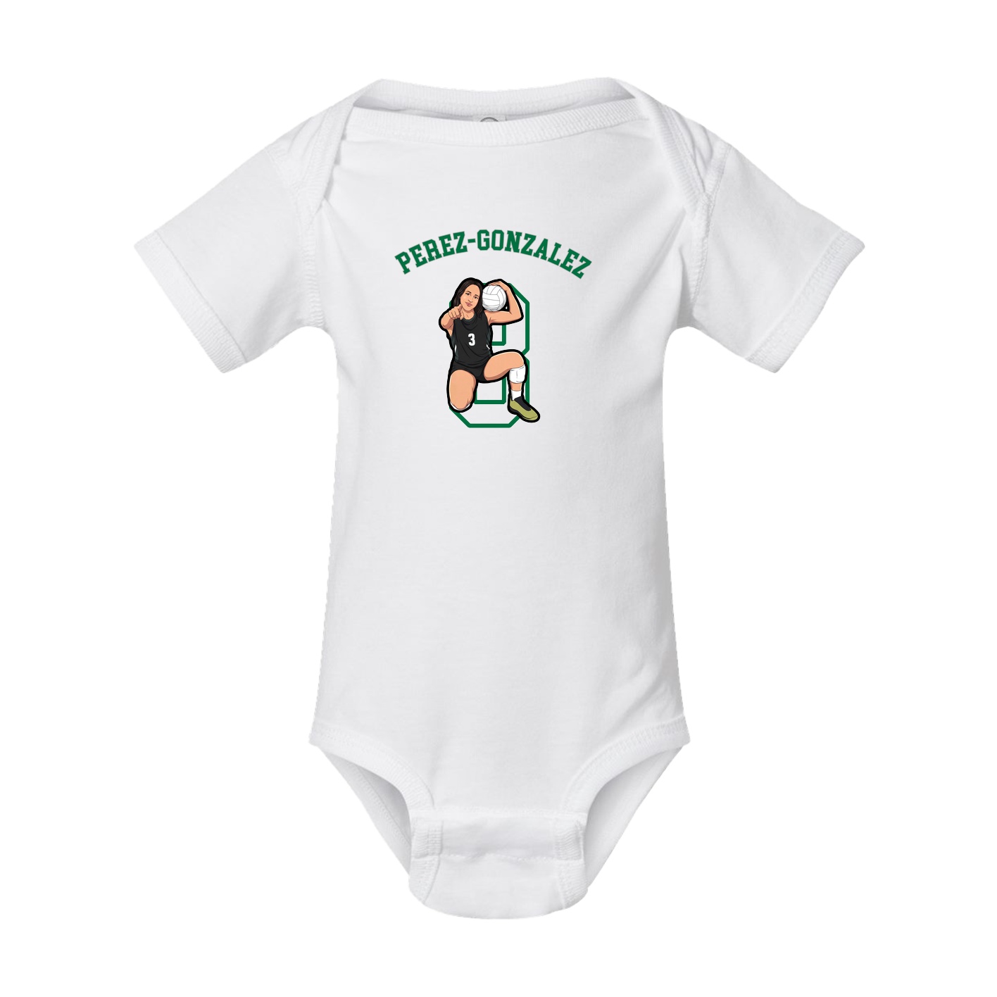 Baby Onesie — Shirsey Arch in White