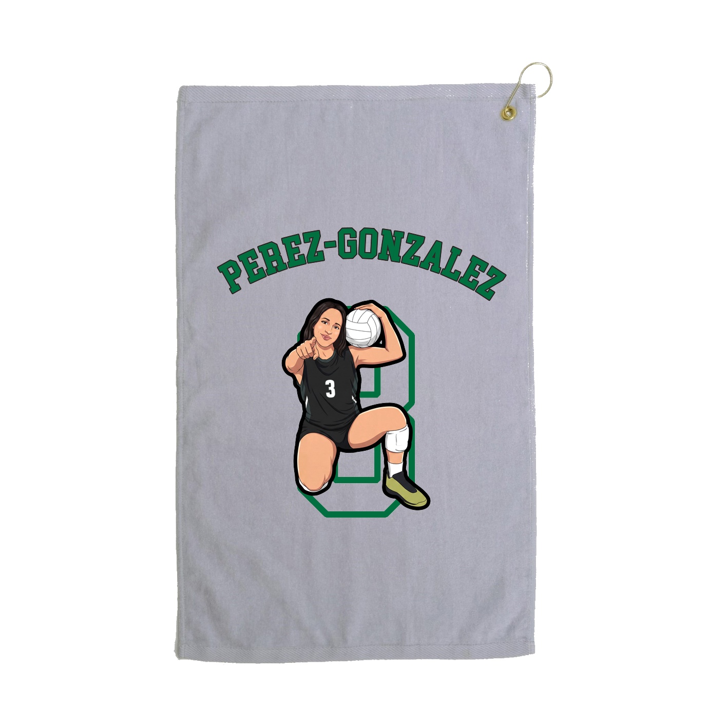 Terry Velour Golf Towel