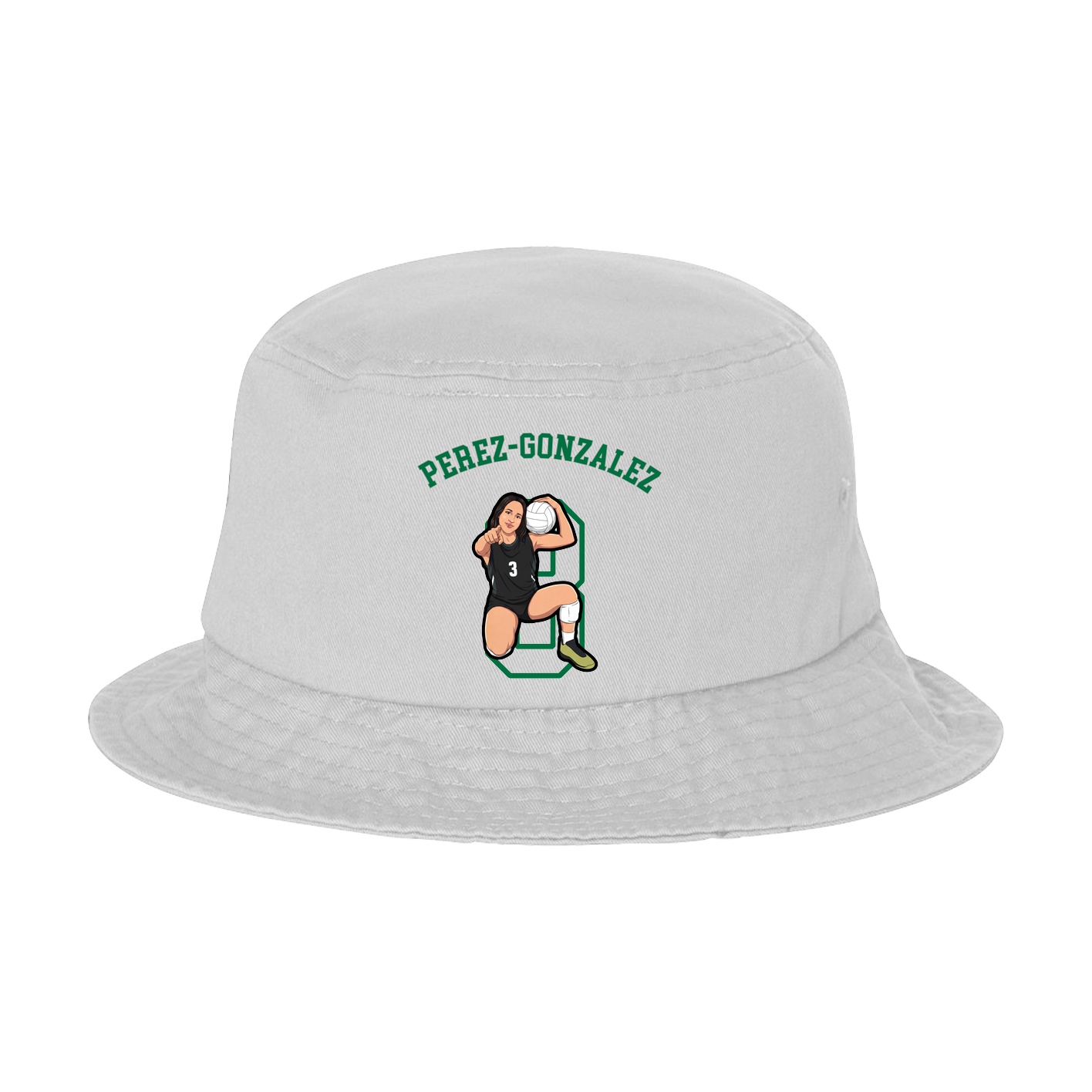 Bucket Cap — Shirsey Arch in White