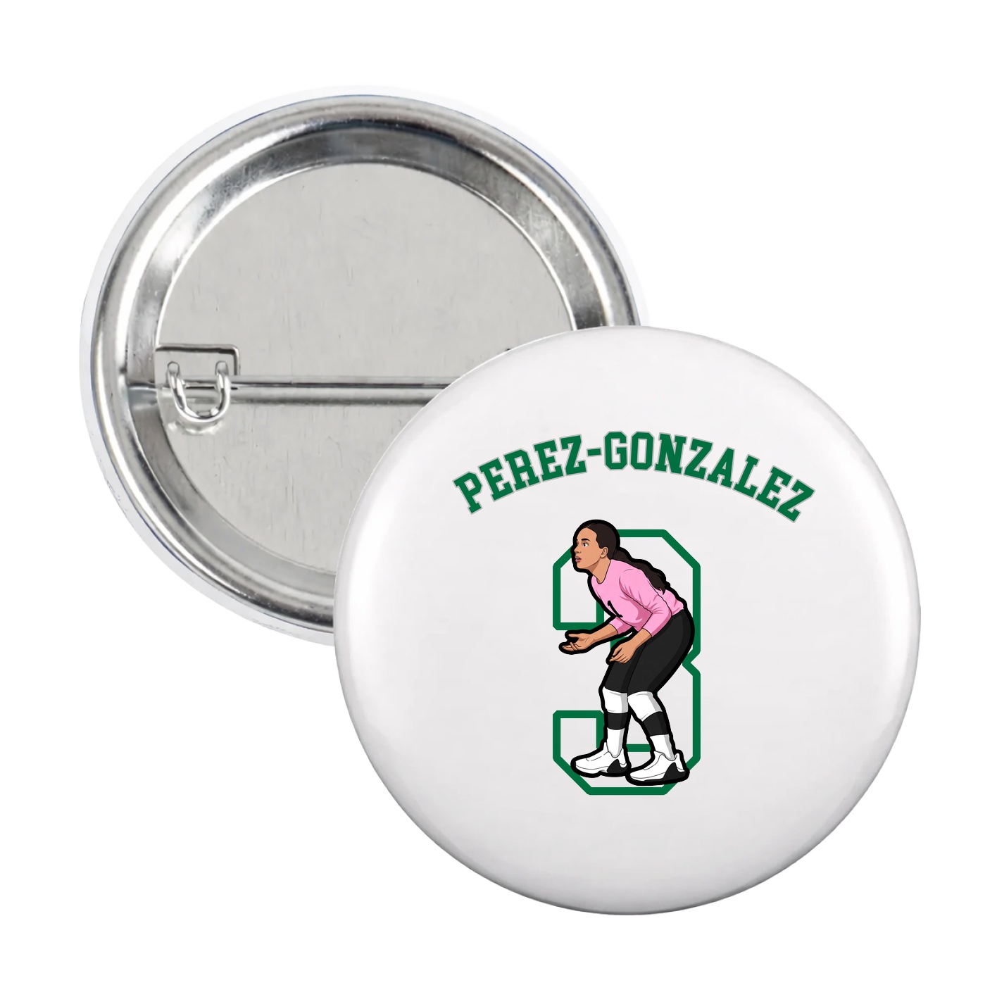 Game Day Button — Shirsey Arch in White